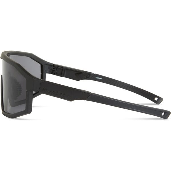 Madison Enigma Matt Black Sunglasses 3 Lens Pack Side