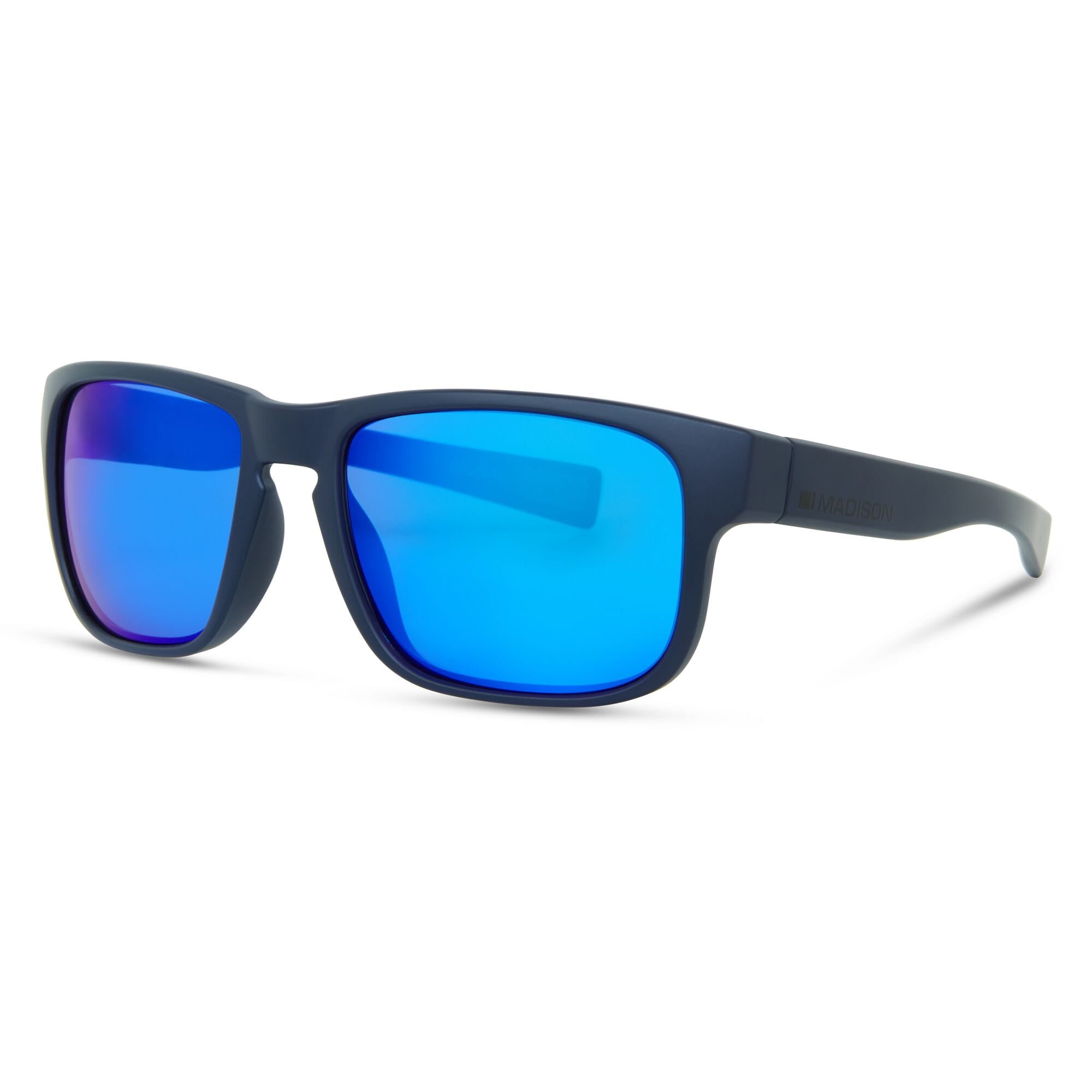 Madison Signal Ink Navy Sunglasses Blue Mirror Lens