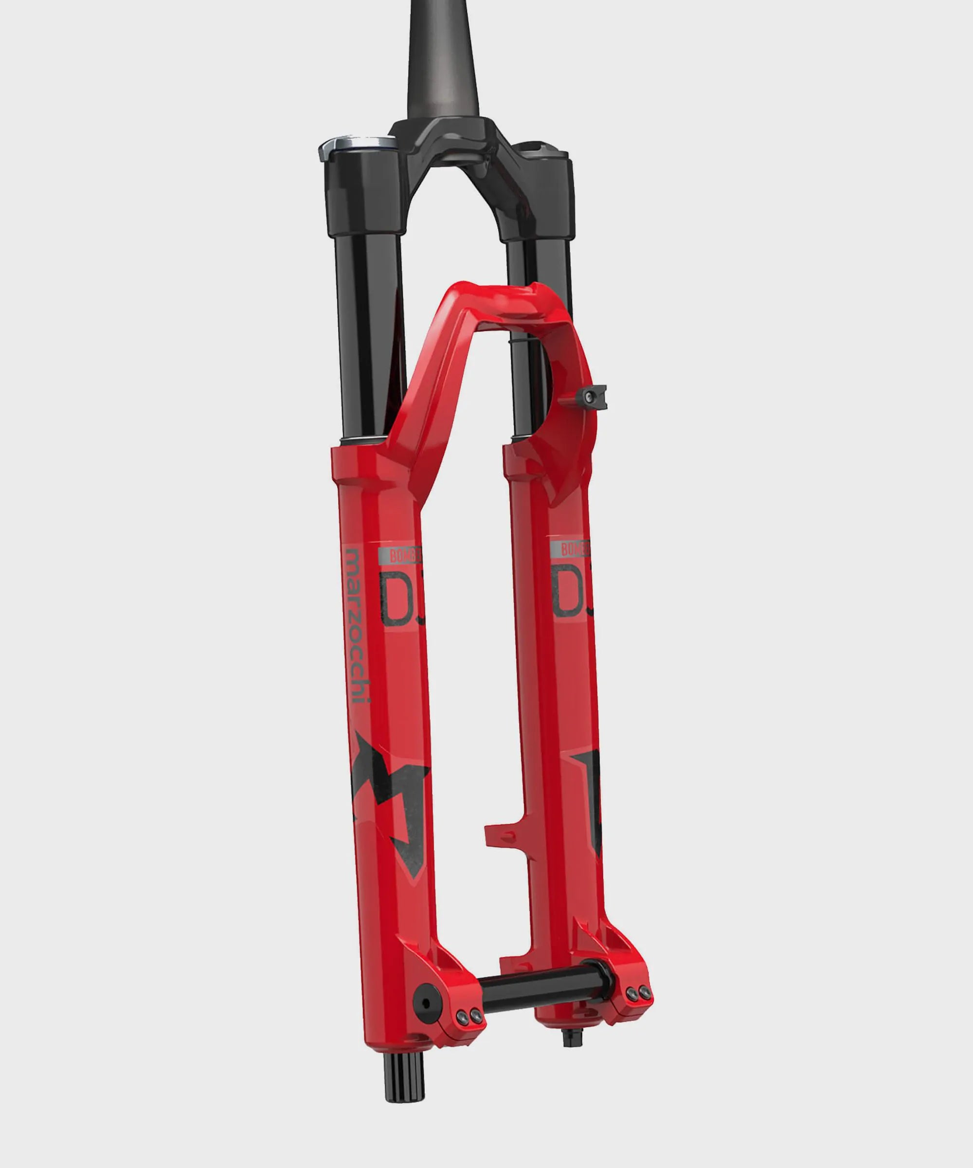 Marzocchi Bomber DJ GRIP Tapered Fork Red Angled