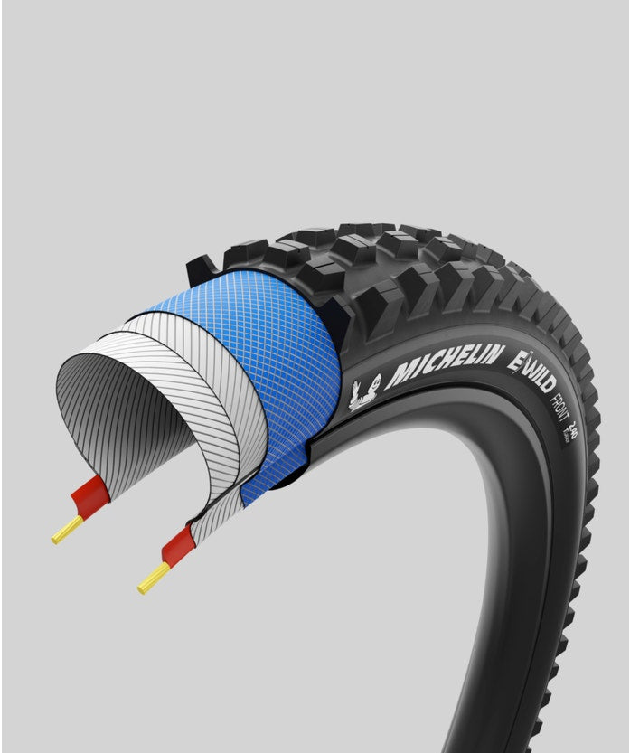 Michelin E-Wild Performance Line Tyre Cross Section