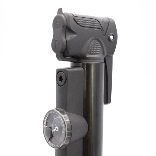 Micro II Mini Pump with Dial Gauge Black Head