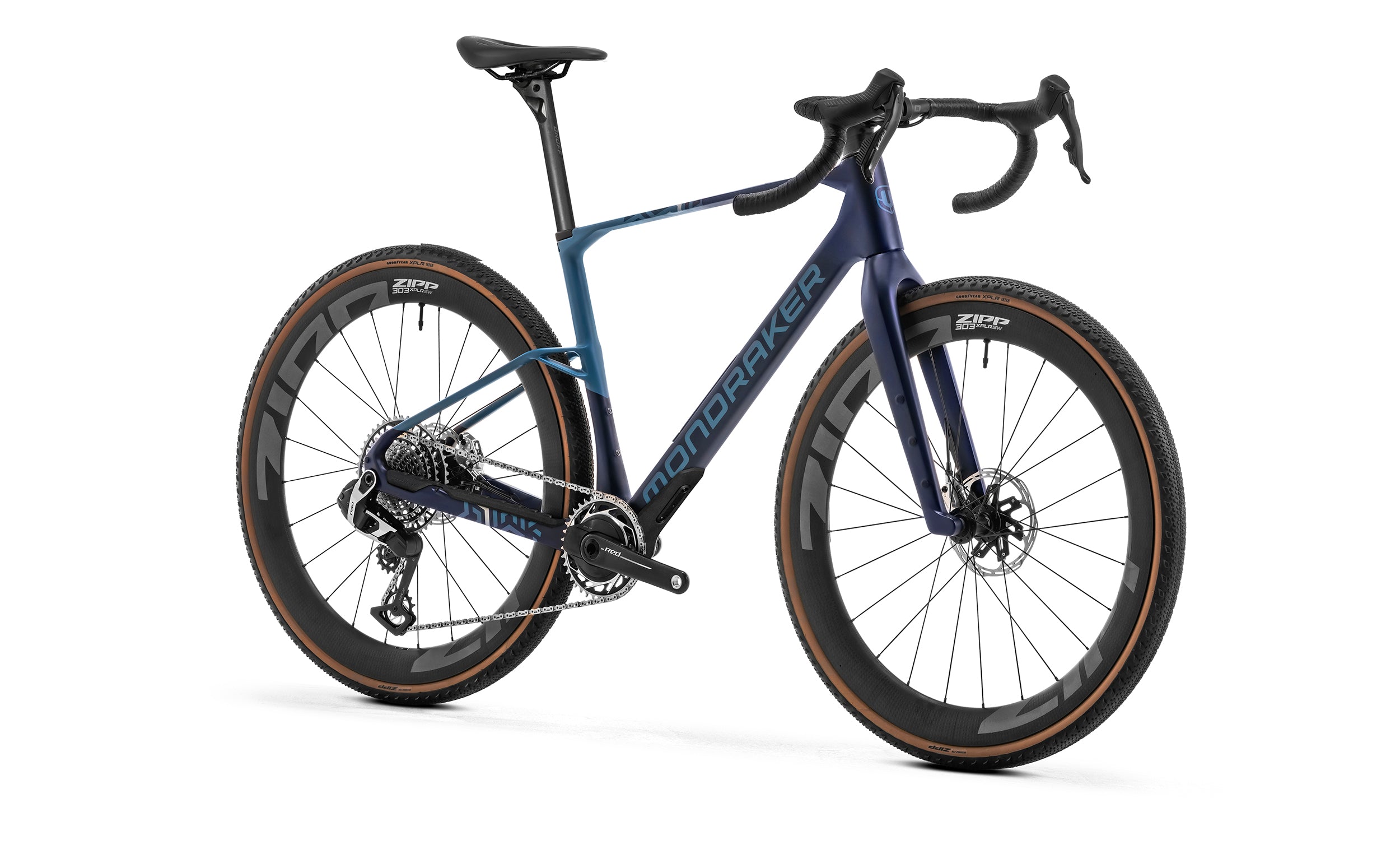 Mondraker Arid Gravel Bike Midnight Blue Front View