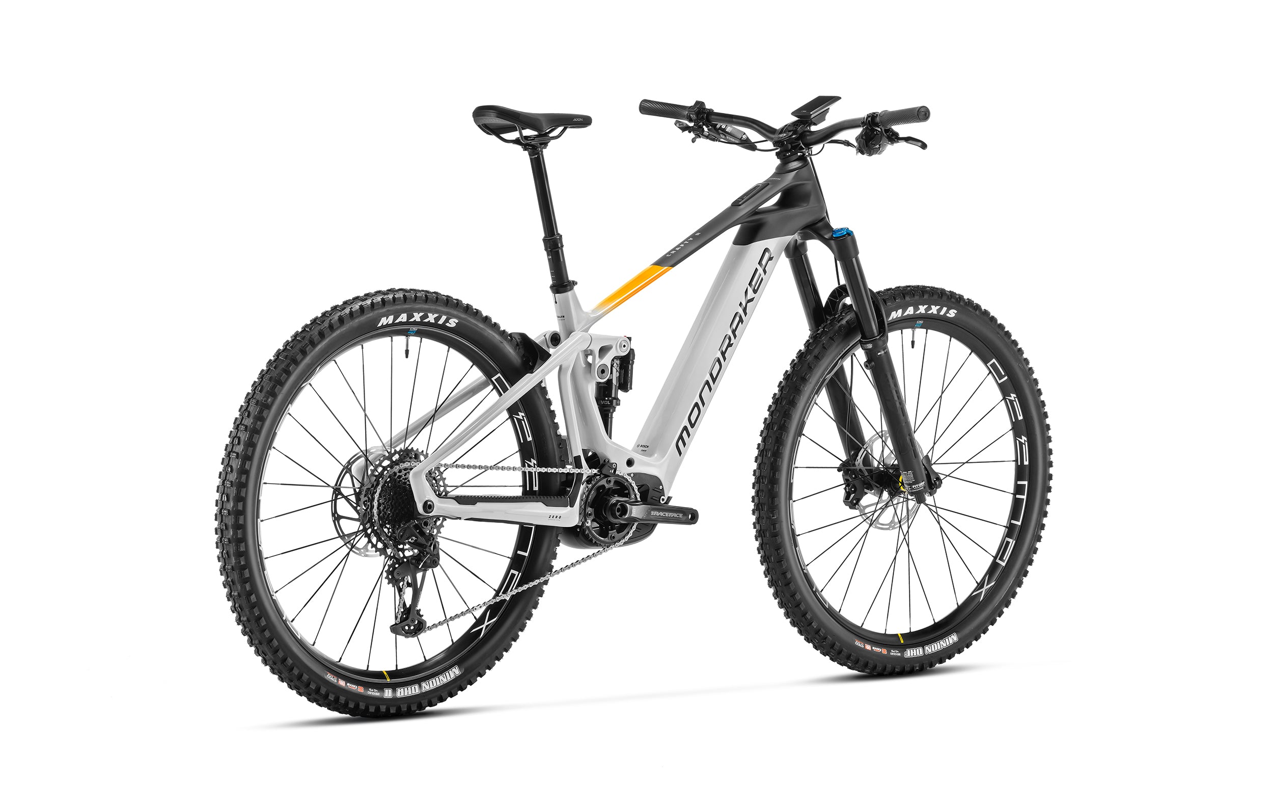 Mondraker crafty rcarbon r ebike rear view