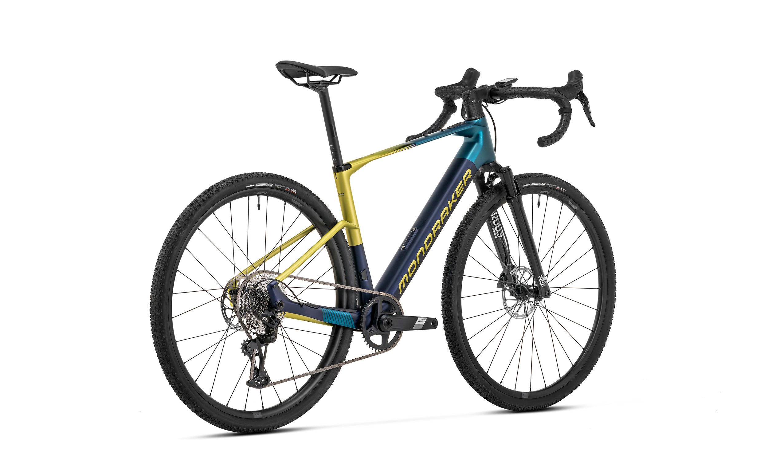 Mondraker dusty r midnight blue rear view