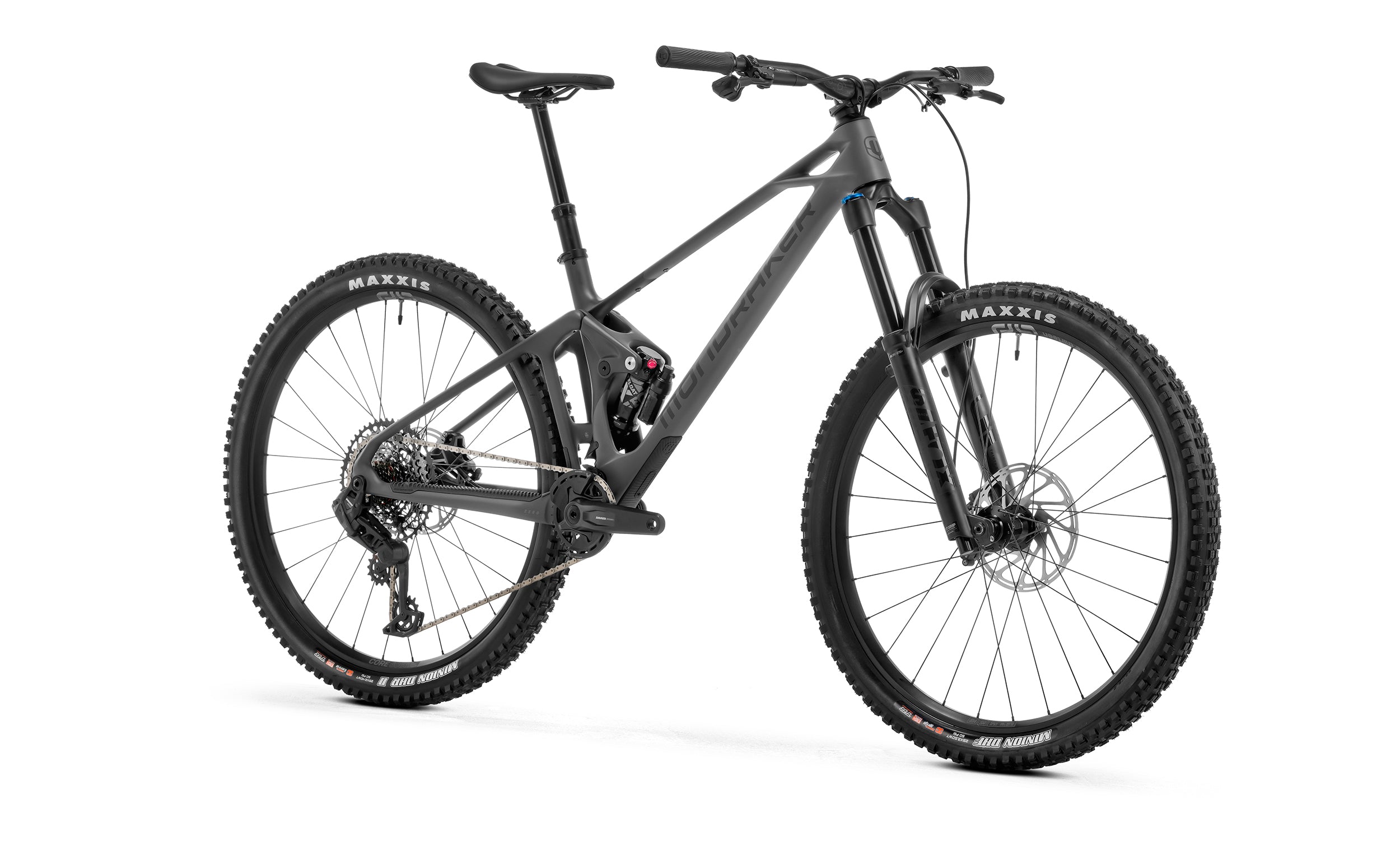 Mondraker foxy carbon r nimbus grey front view