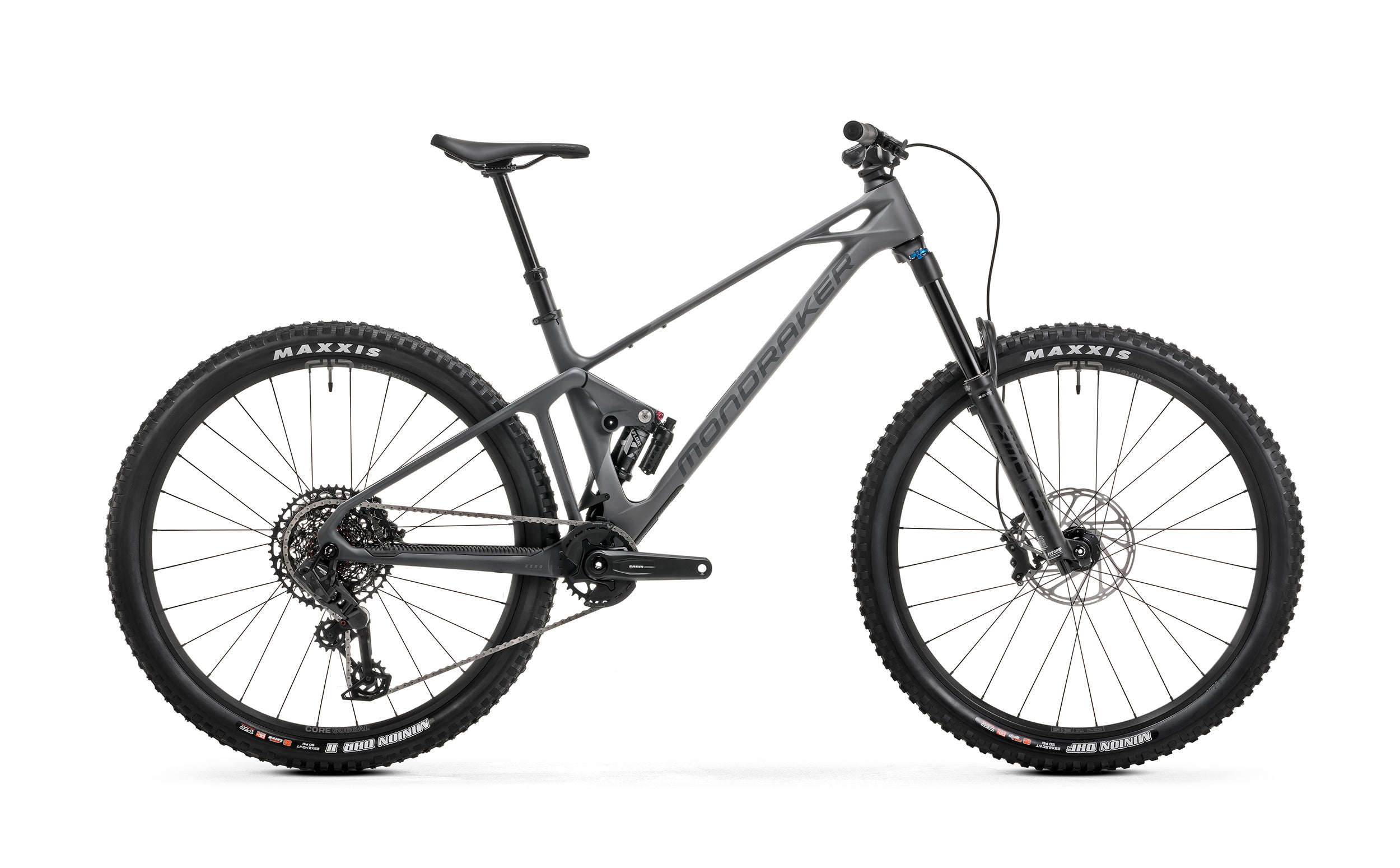 Mondraker foxy carbon r nimbus grey side view