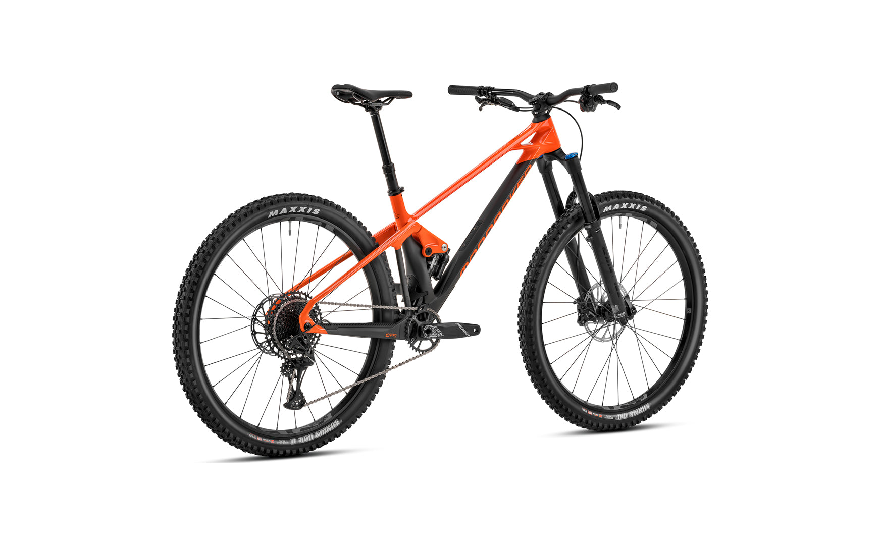 Mondraker Foxy carbon r orange rear view