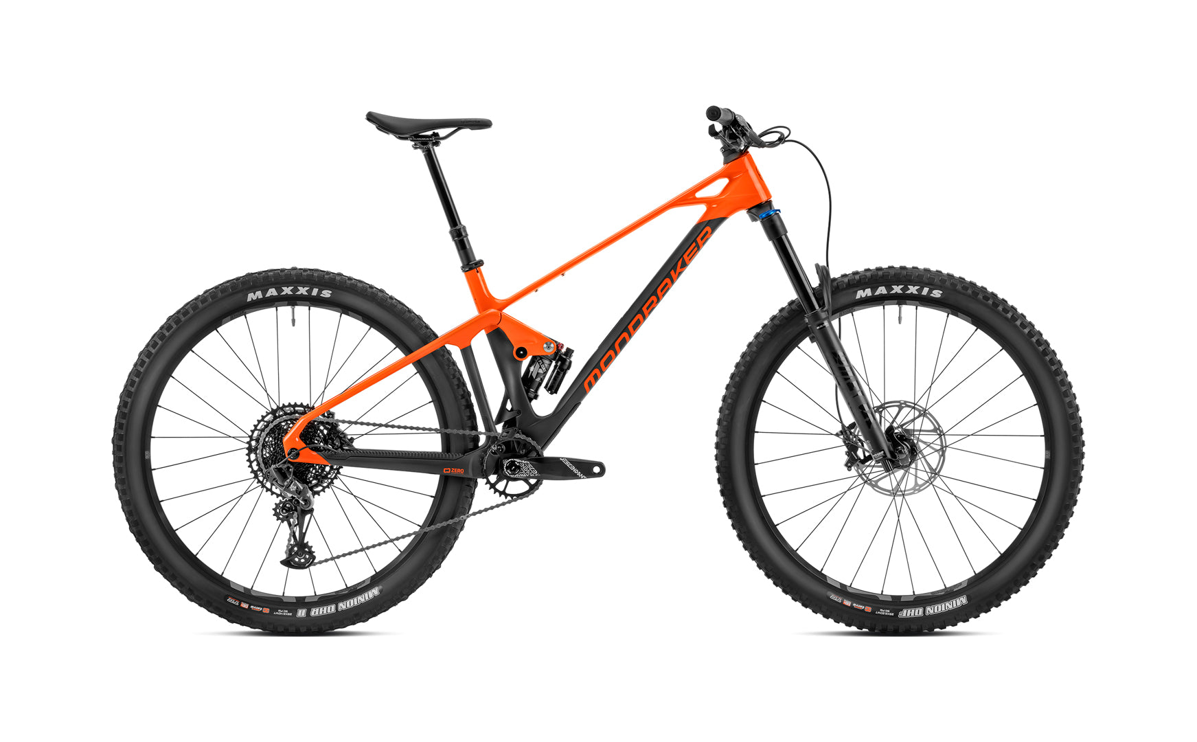 Mondraker Foxy carbon r orange side view