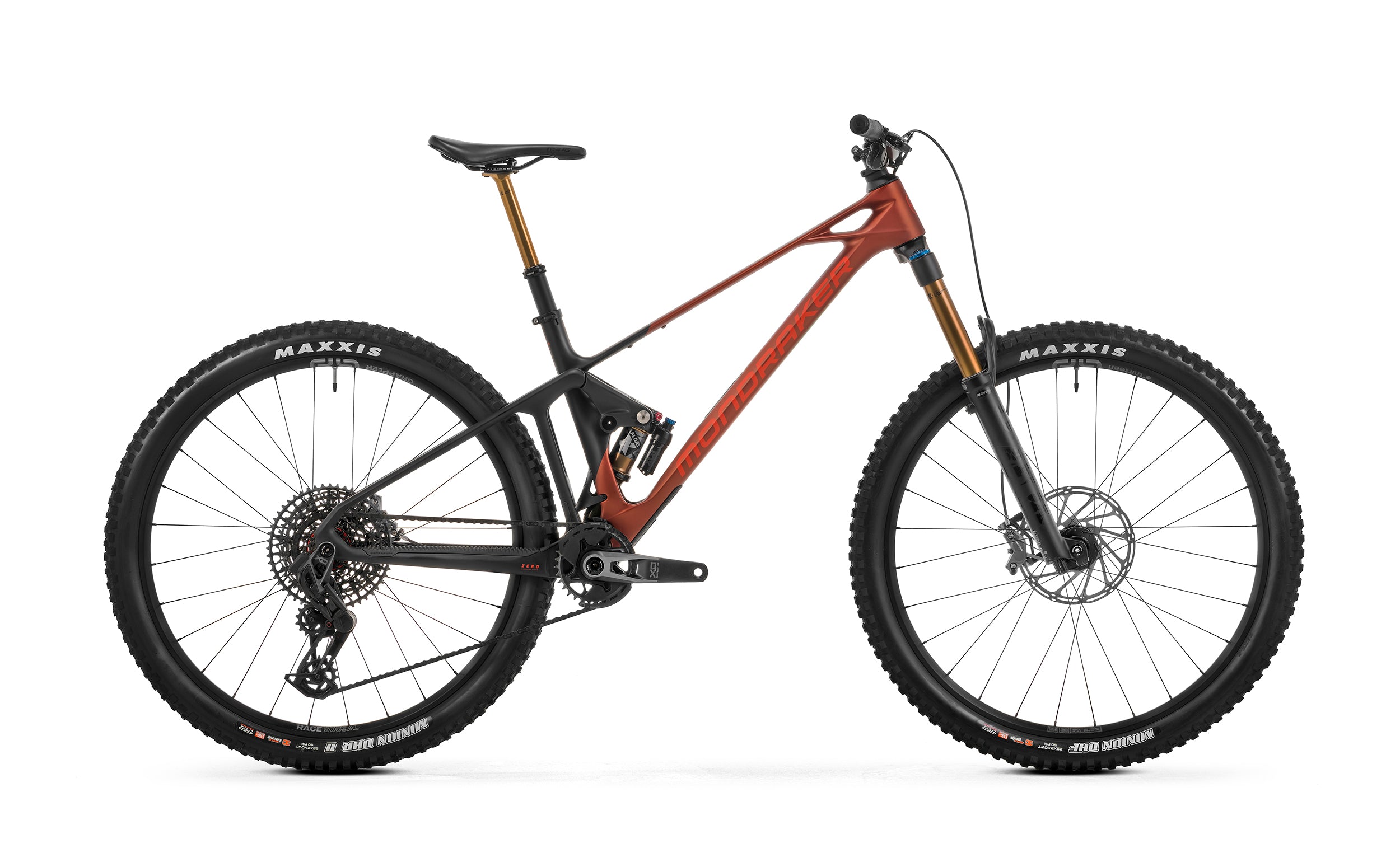 Mondraker foxy carbon rr earth red side view