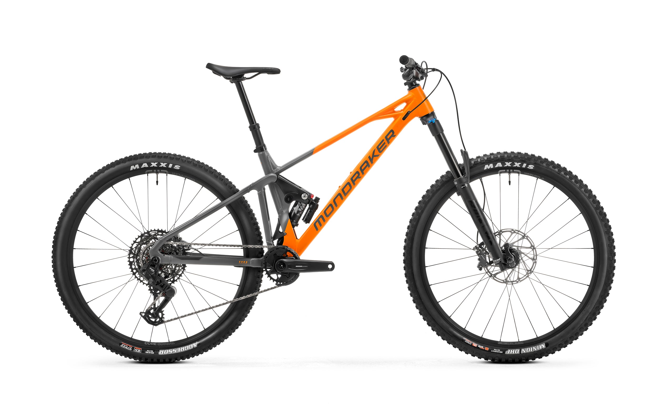 Mondraker foxy r atomic orange side view