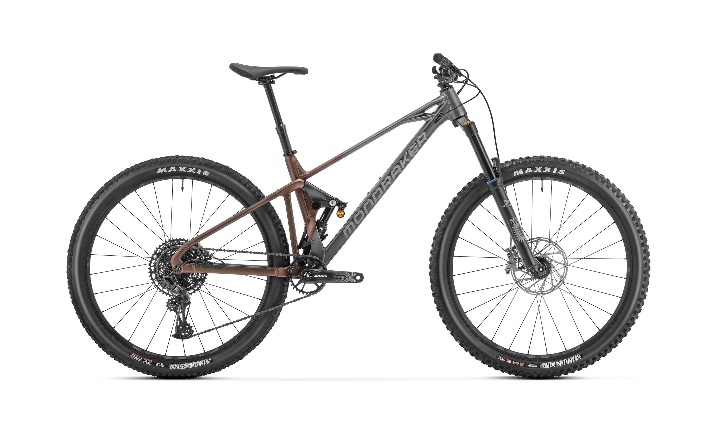 Mondraker foxy r bronze side view