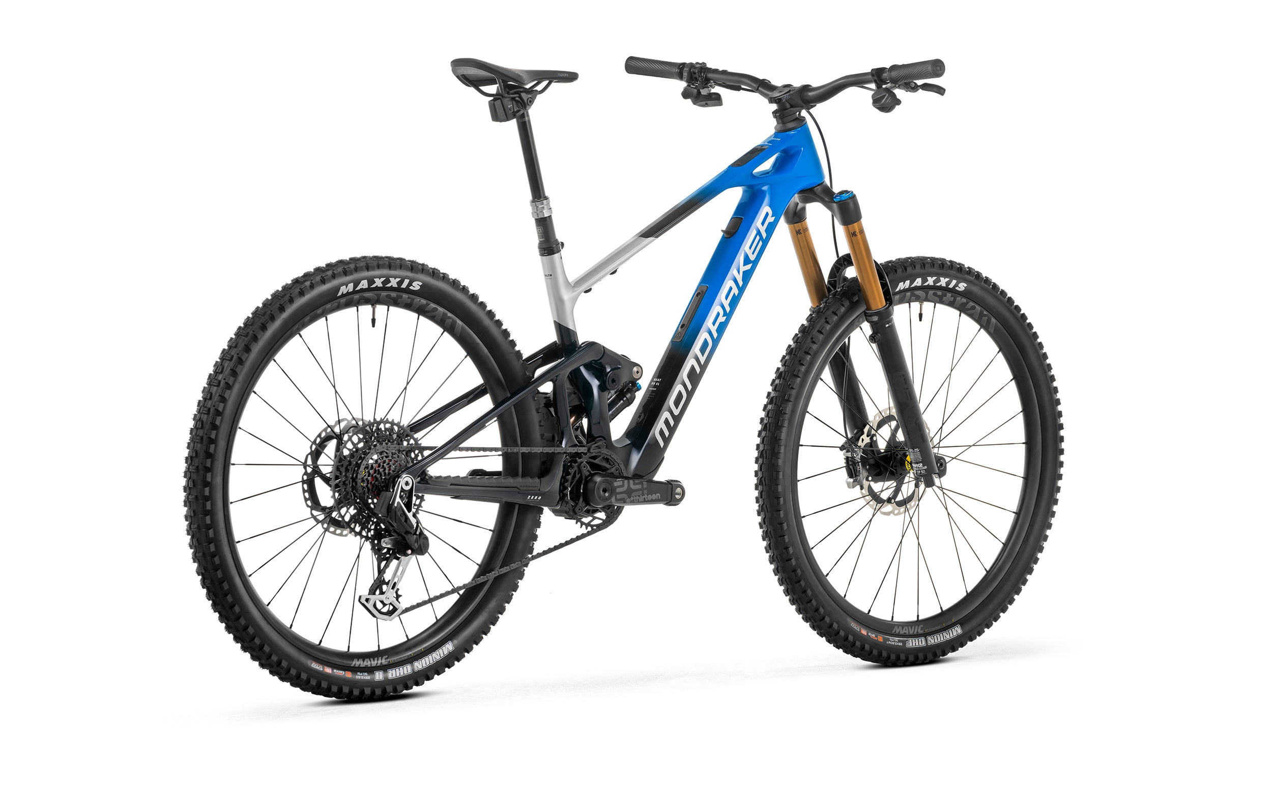 Mondraker Neat RR SL E-bike Carrera Blue Rear View