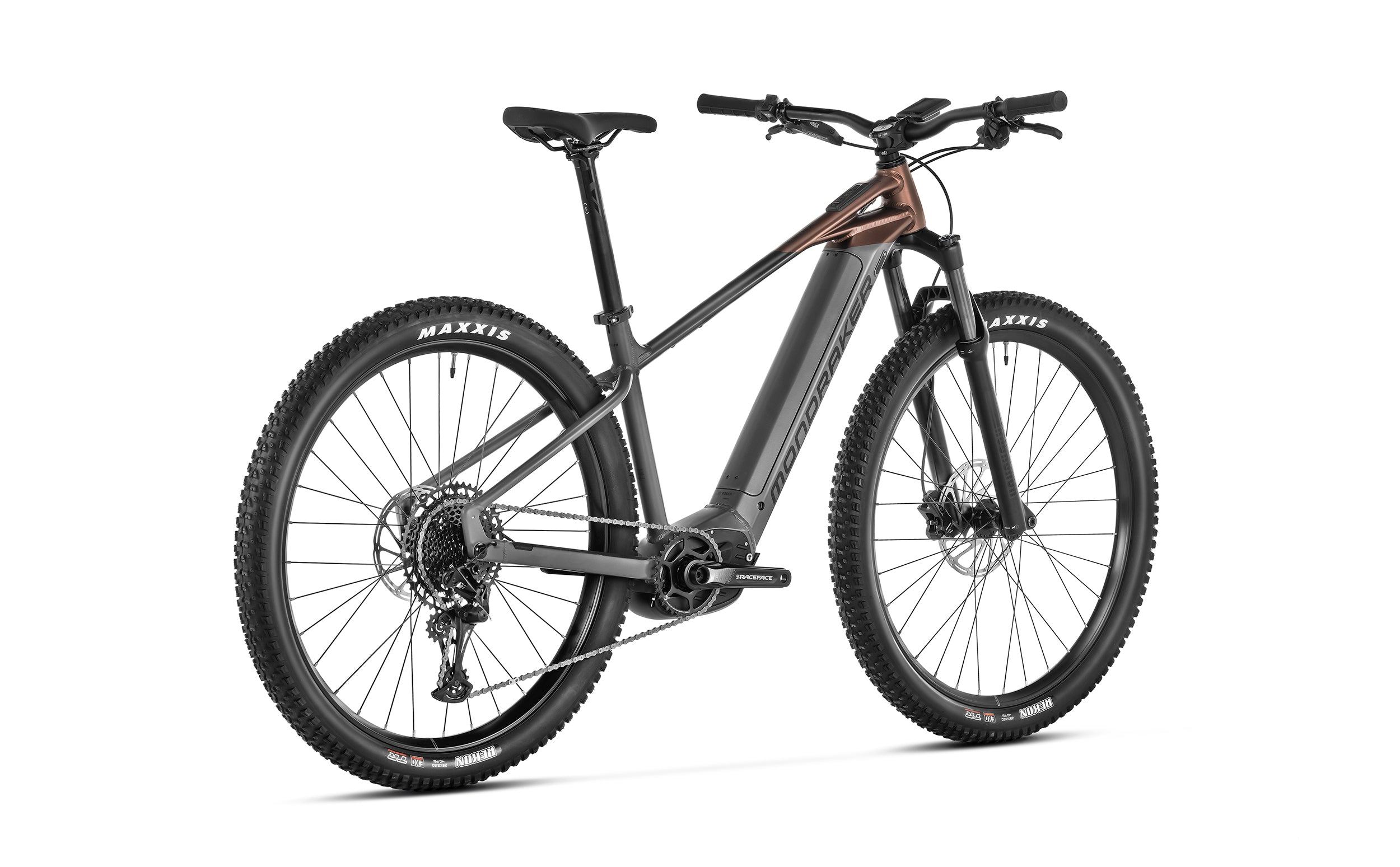 Mondraker prime ebike bronze rear view