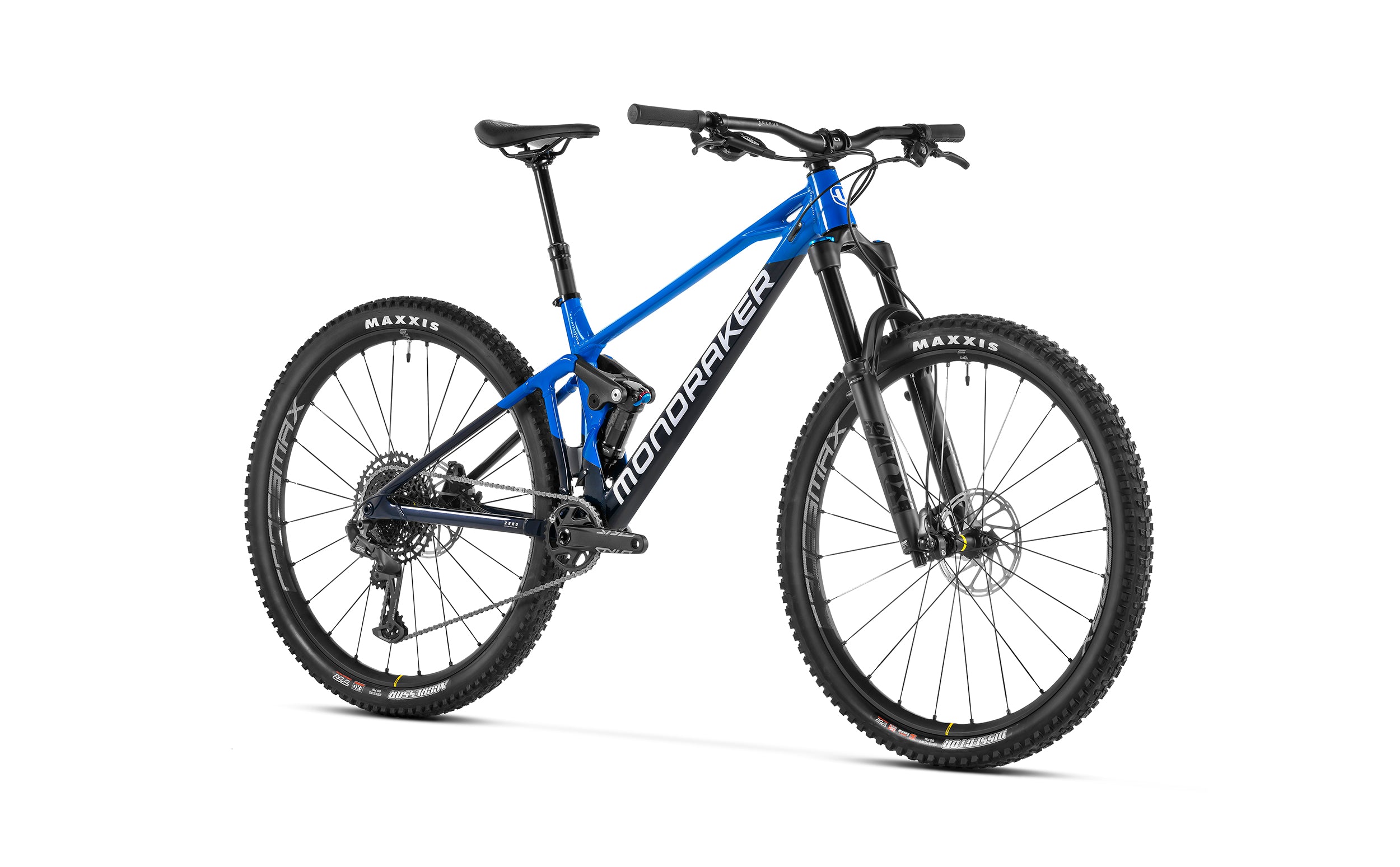 Mondraker Raze r full suspension midnight blue front view