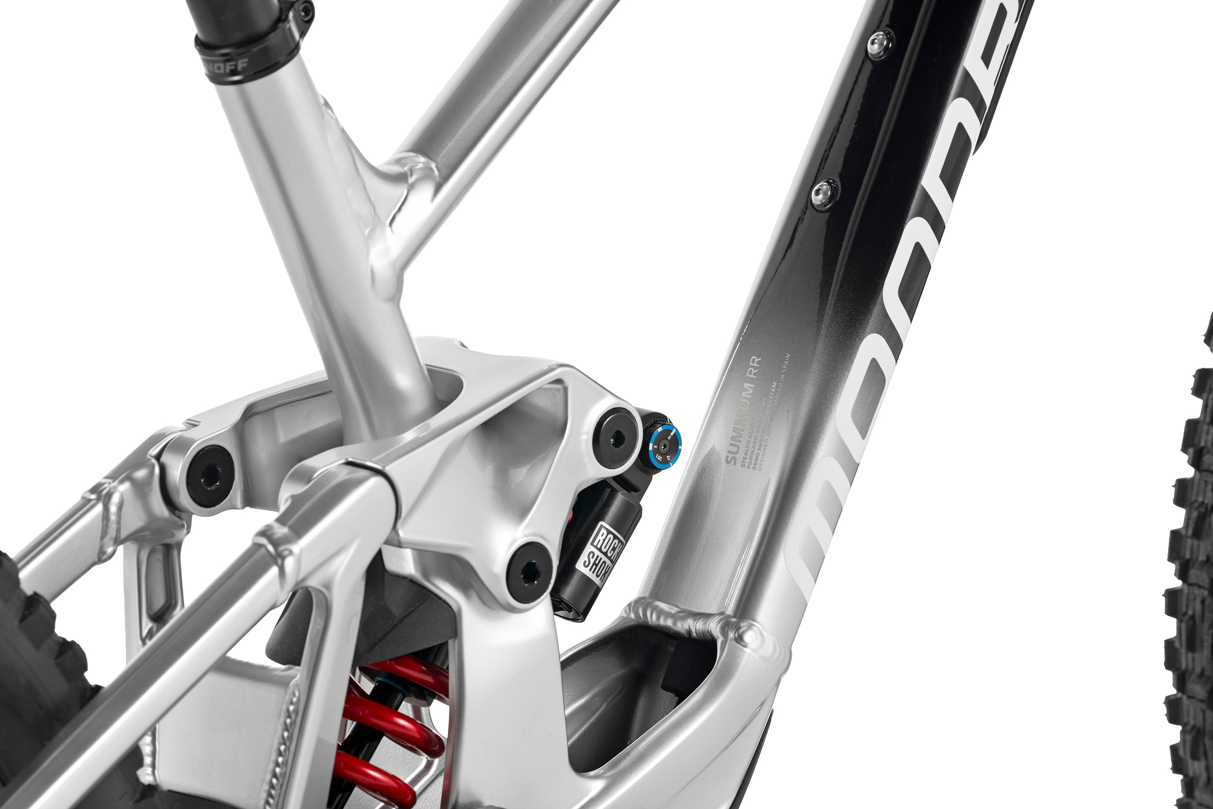 Mondraker SUMMUM RR Mullet Silver Flash Linkage