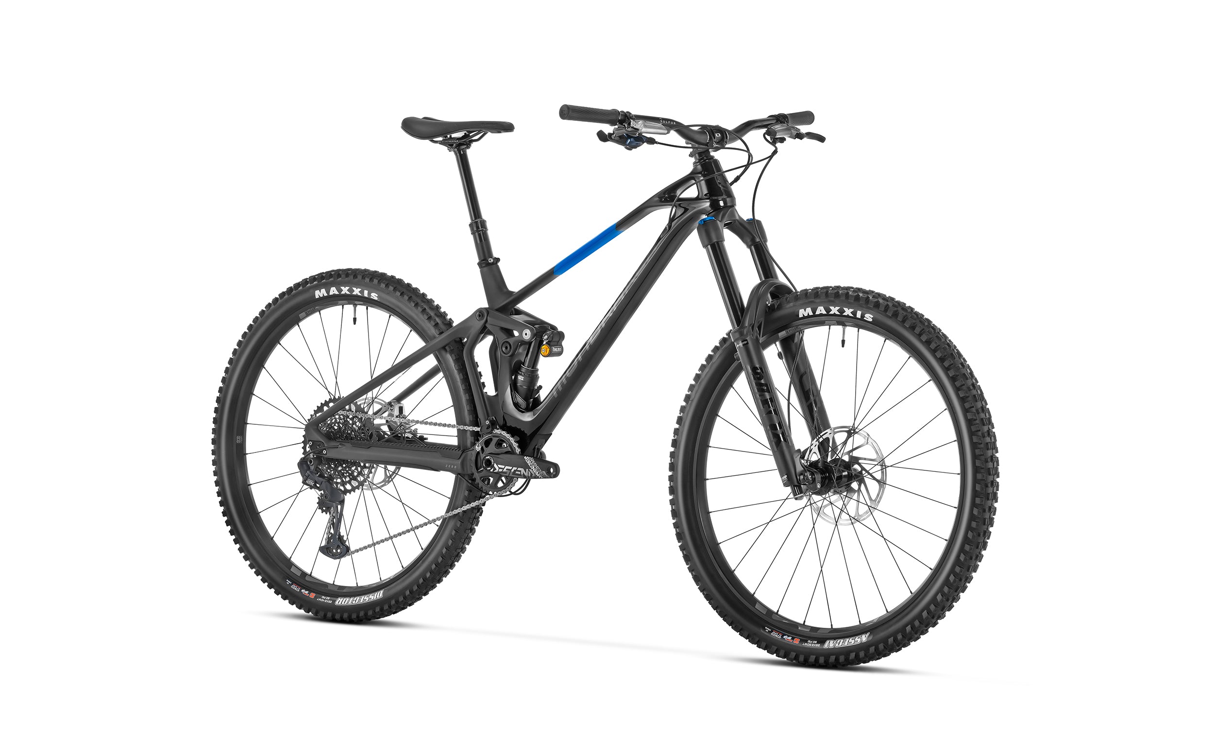 Mondraker superfoxy carbon r black front view