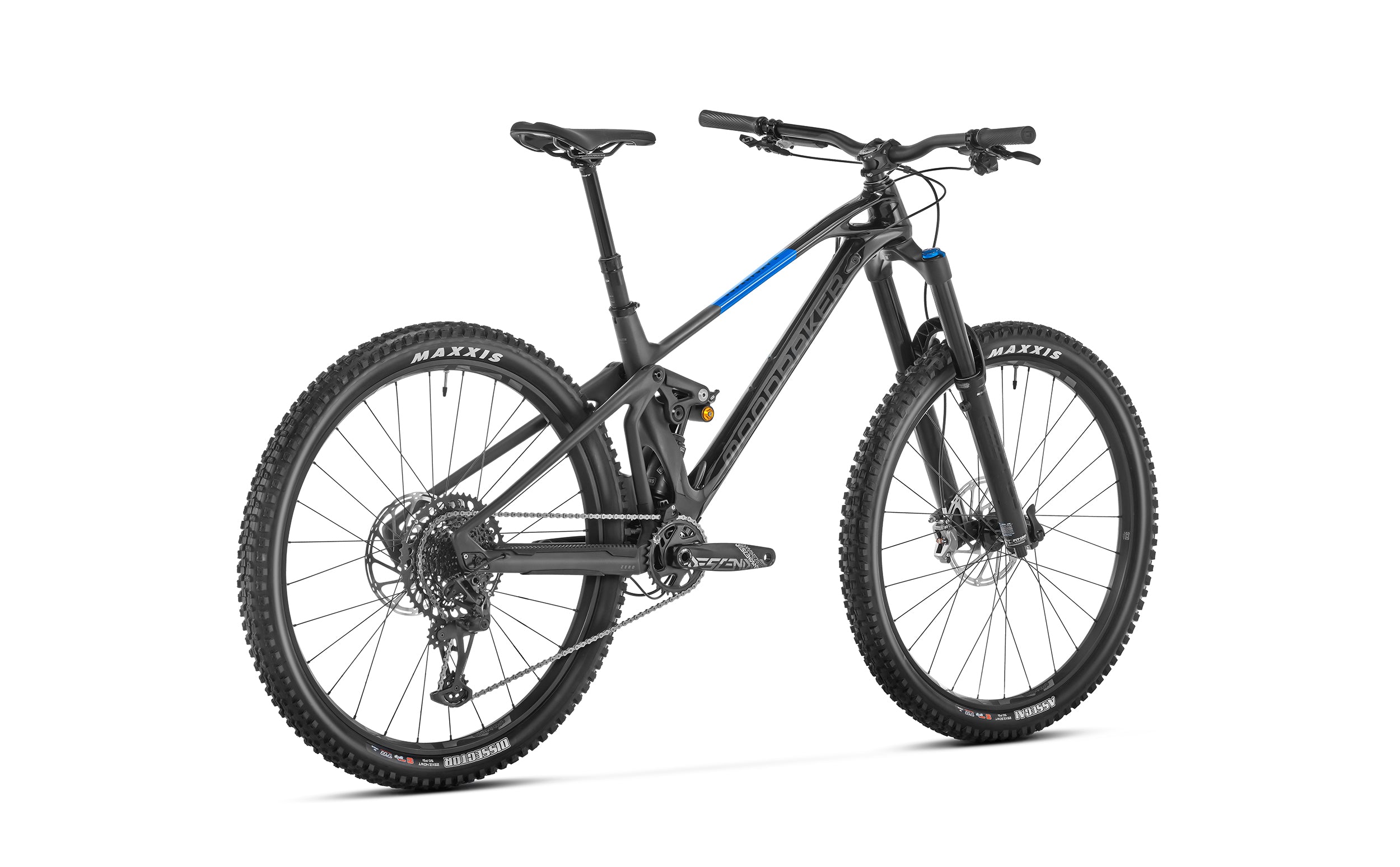 Mondraker superfoxy carbon r black rear view