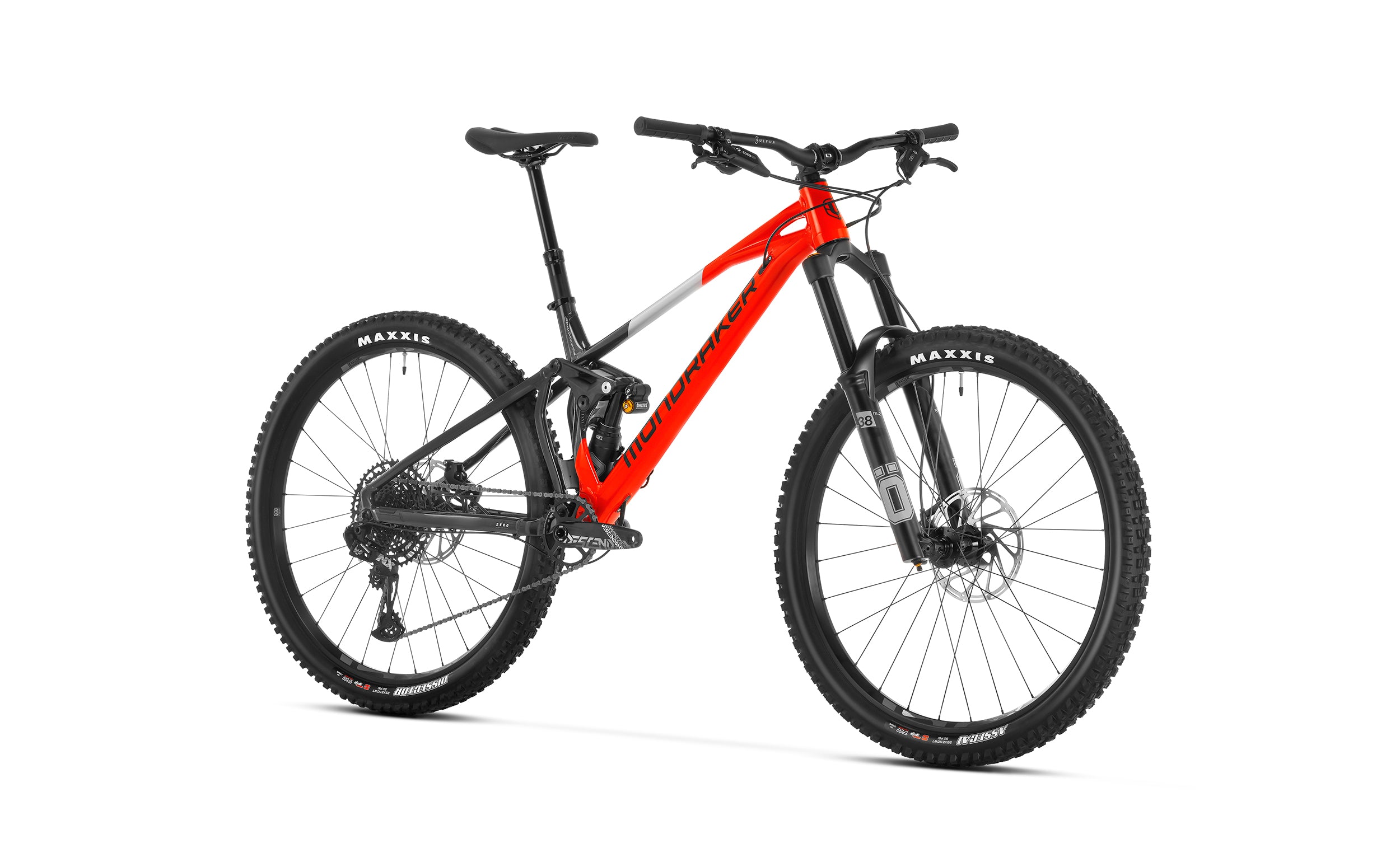 Mondraker superfoxy r flame red front view