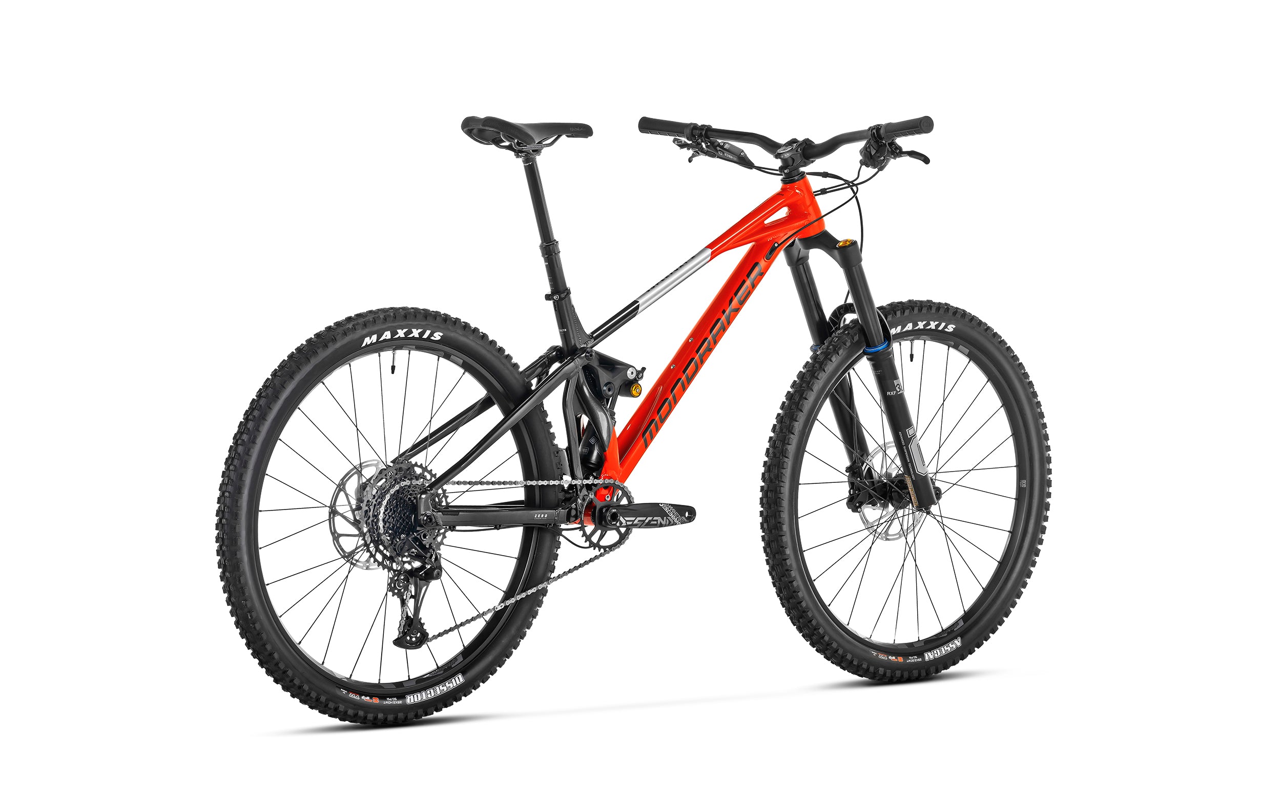 Mondraker superfoxy r flame red rear view