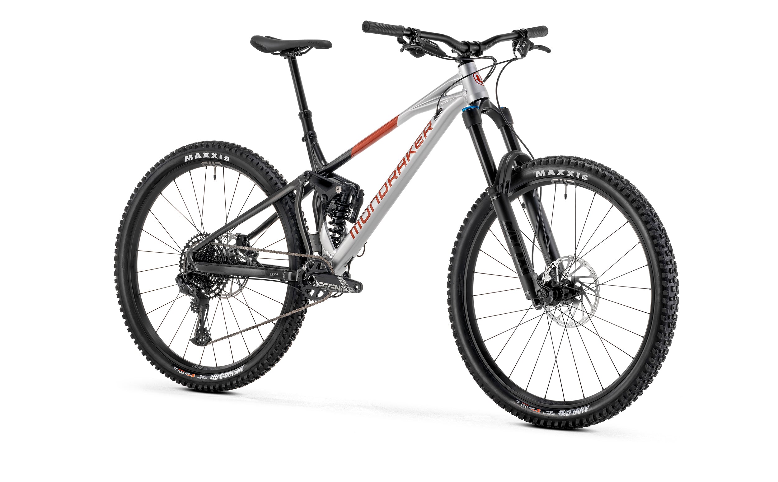 Mondraker superfoxy racing silver front