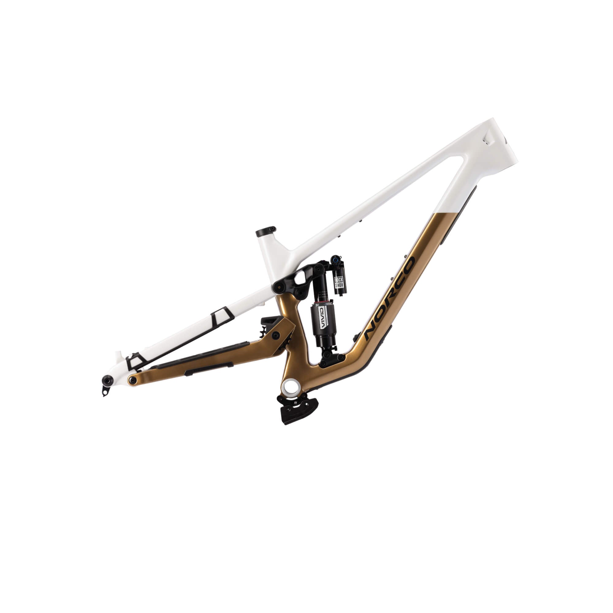 Norco Sight carbon frame gold and white