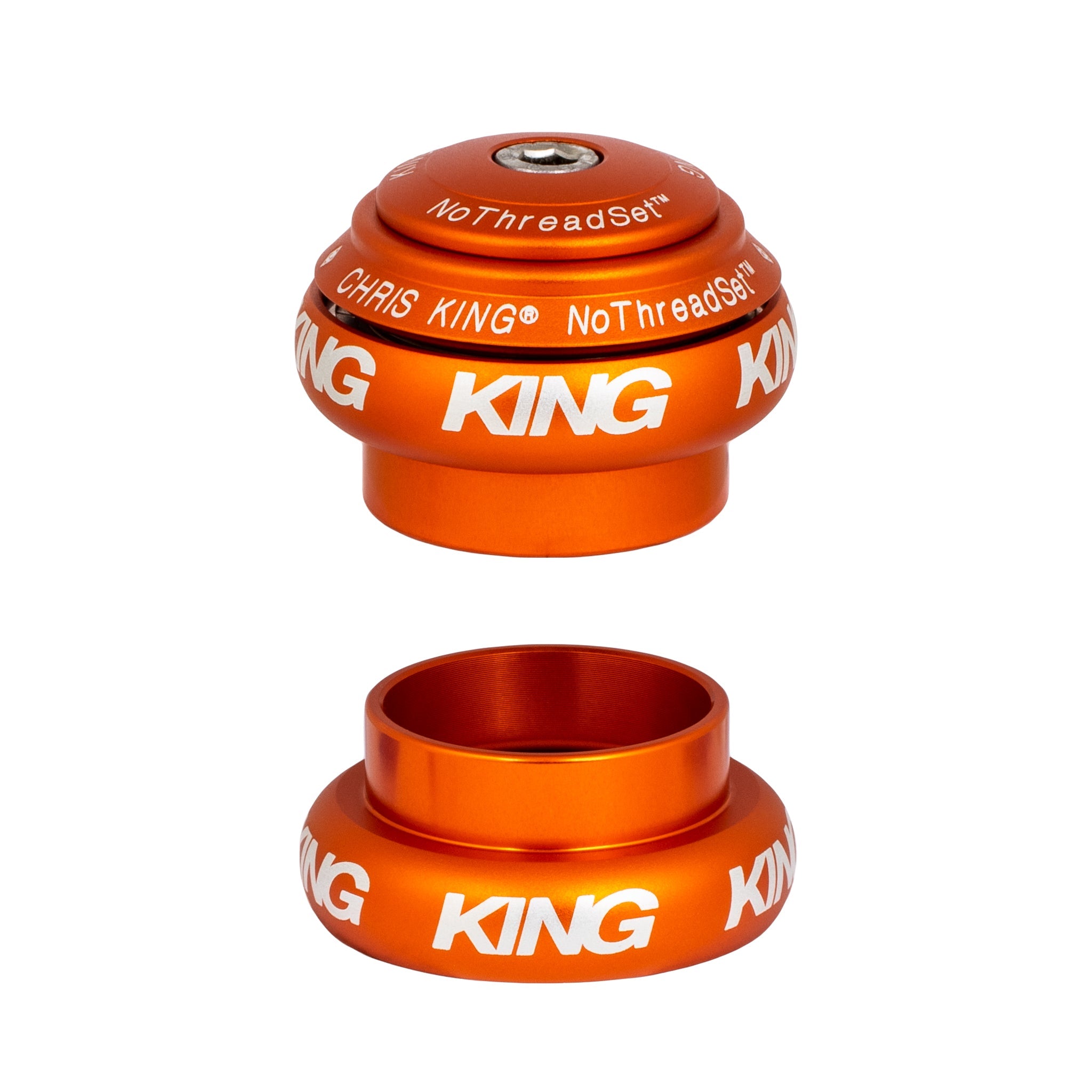 Chris King nothreadset headset in matte mango