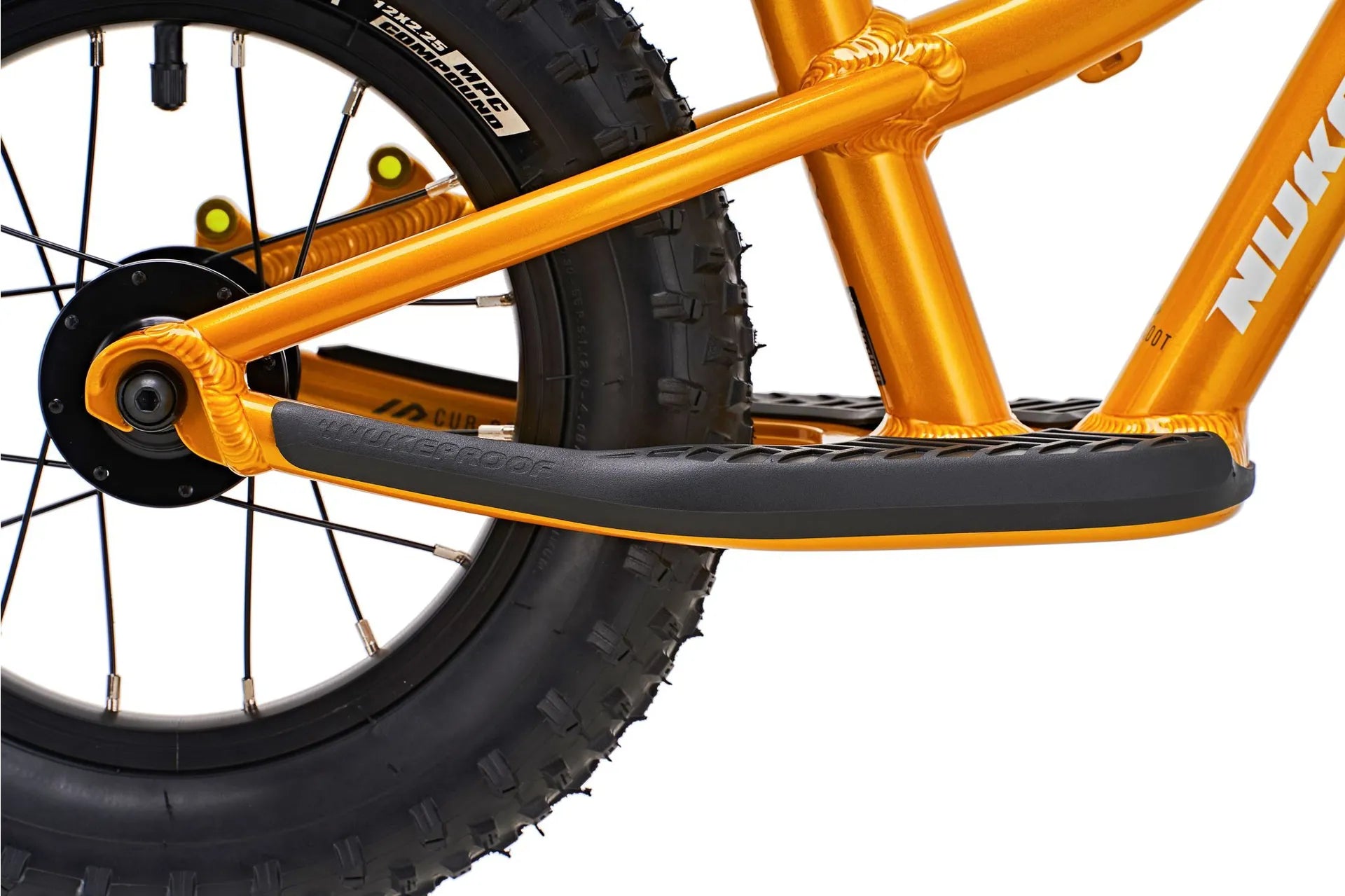 Nukeproof Cub Scoot 12" Yellow Kids Bike Platform