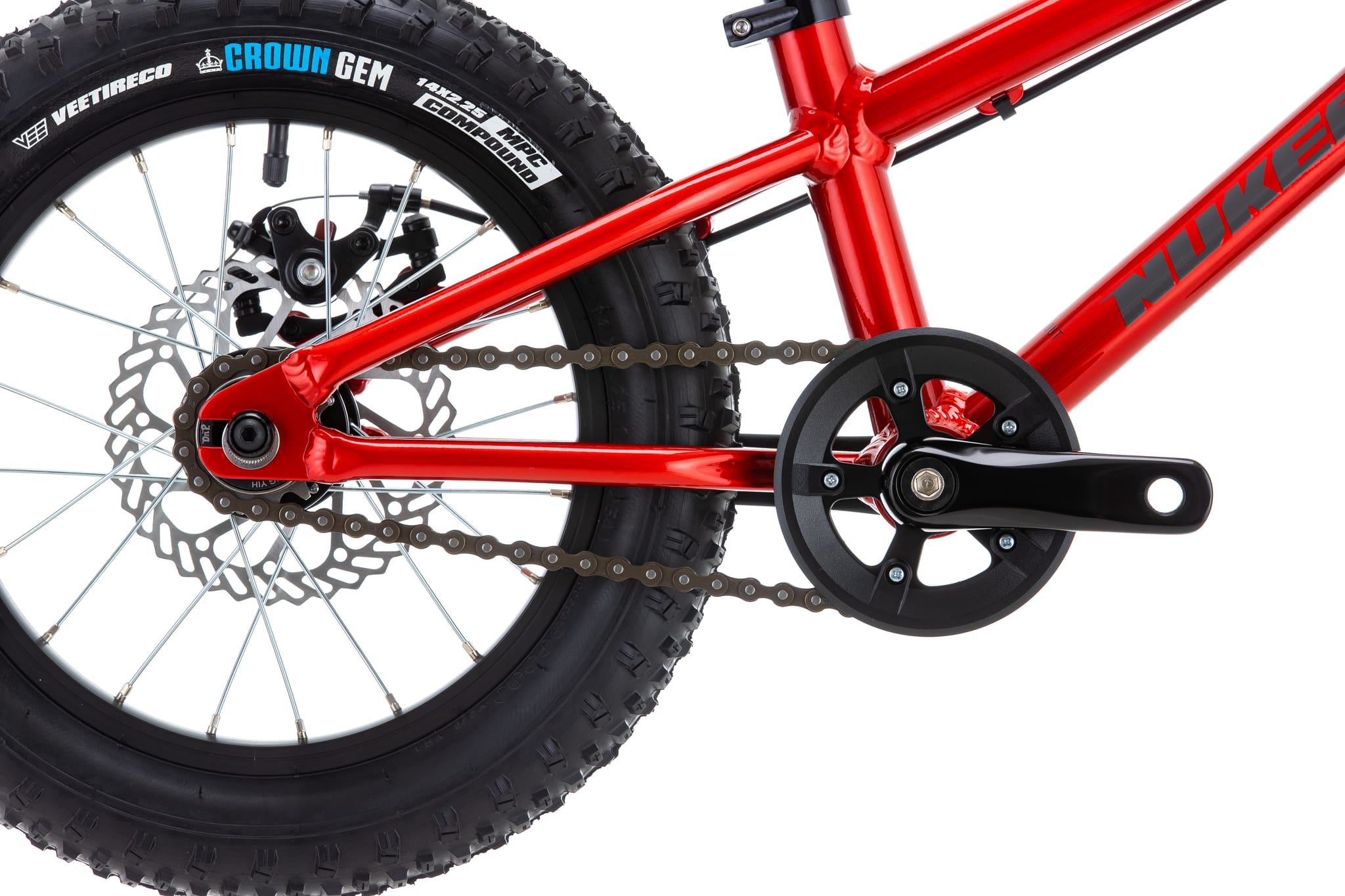 Nukeproof Cub Scout 14" Red Drivetrain