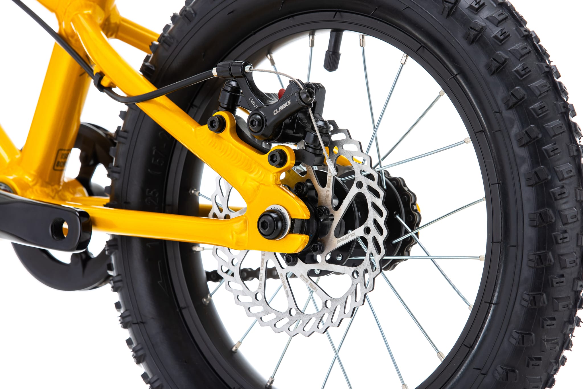 Nukeproof Cub Scout 14" Yellow Brakes