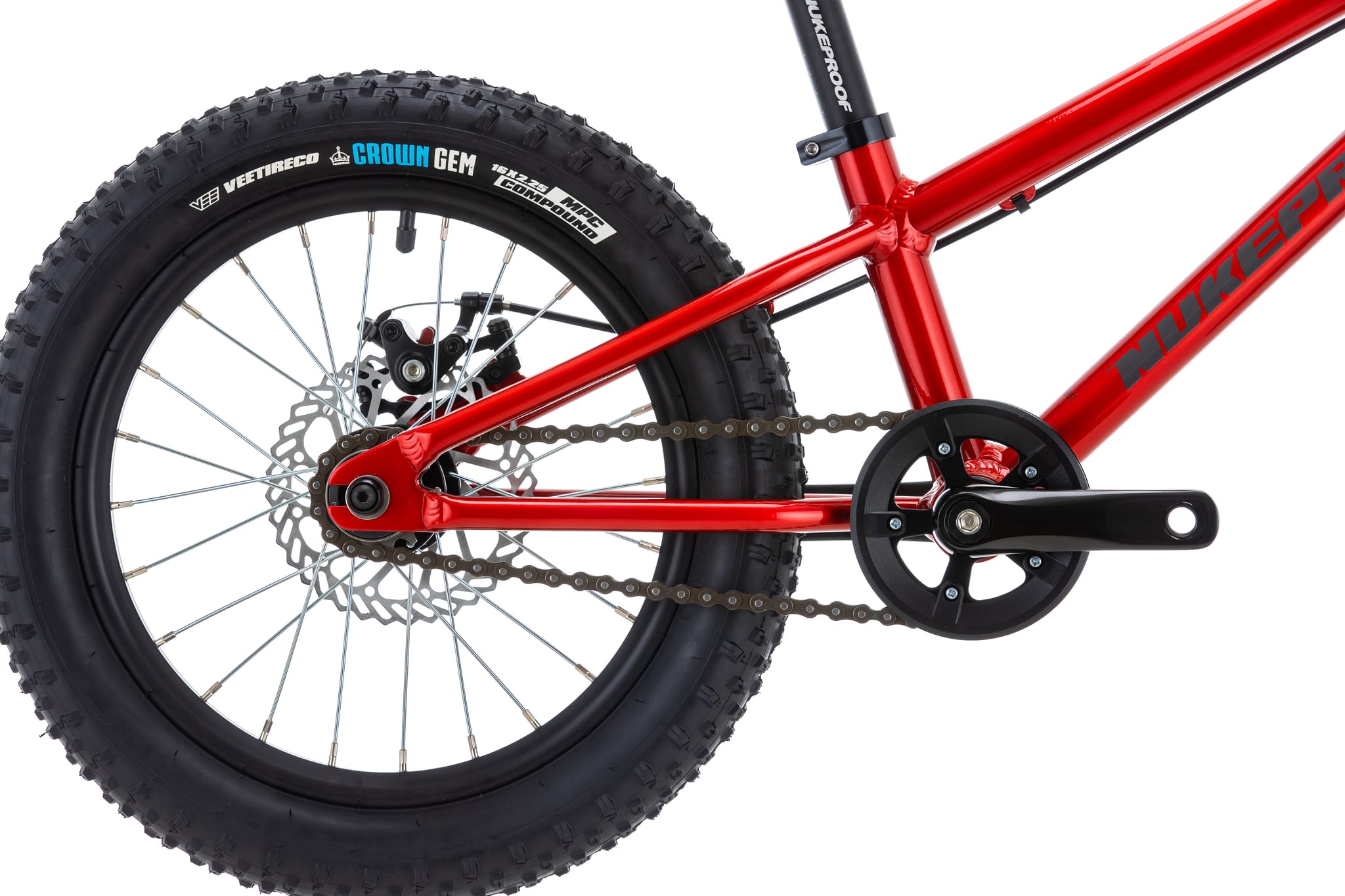 Nukeproof Cub Scout 16" Red Drivetrain