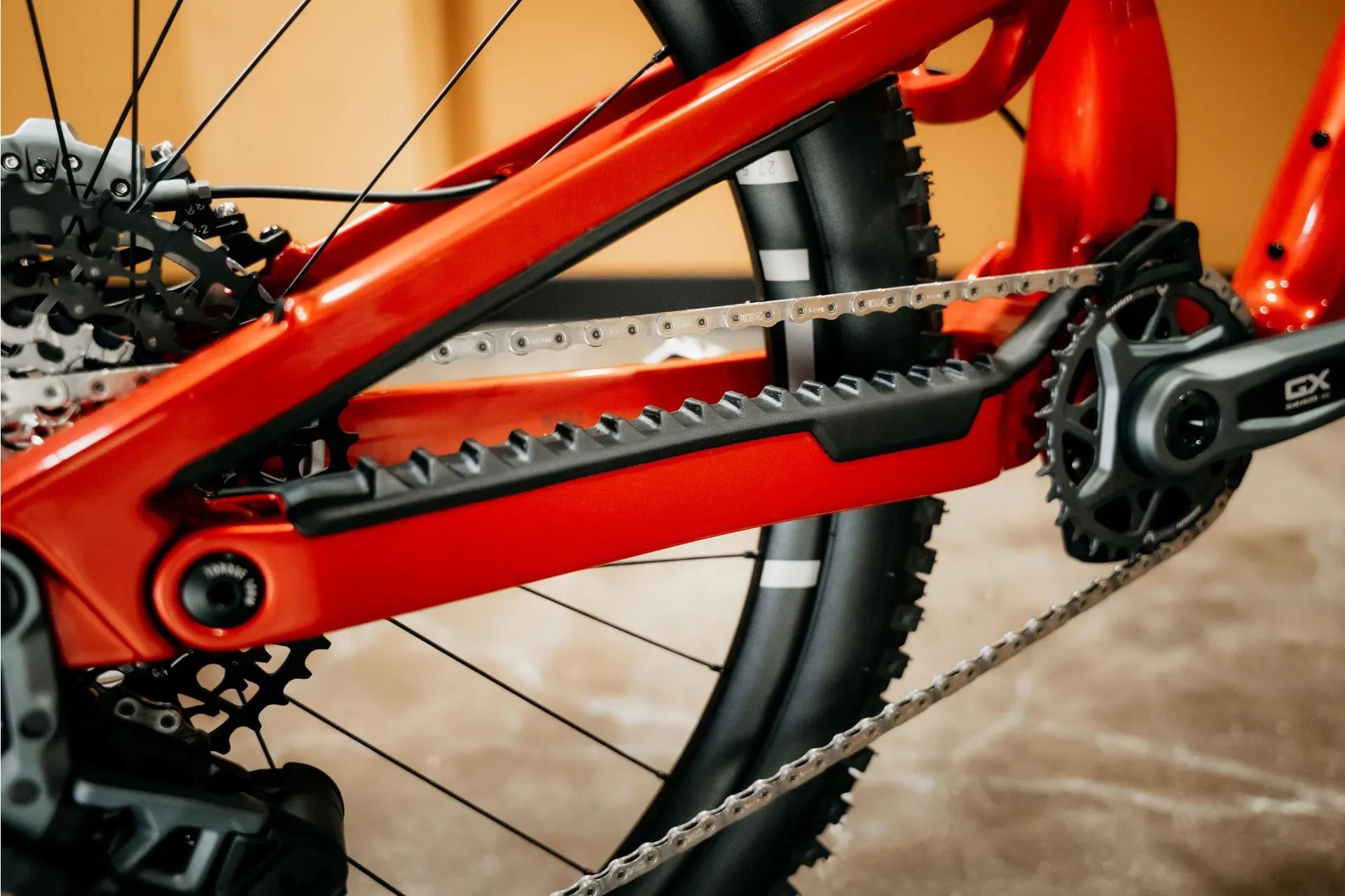 Nukeproof Mega Carbon Red Drivetrain