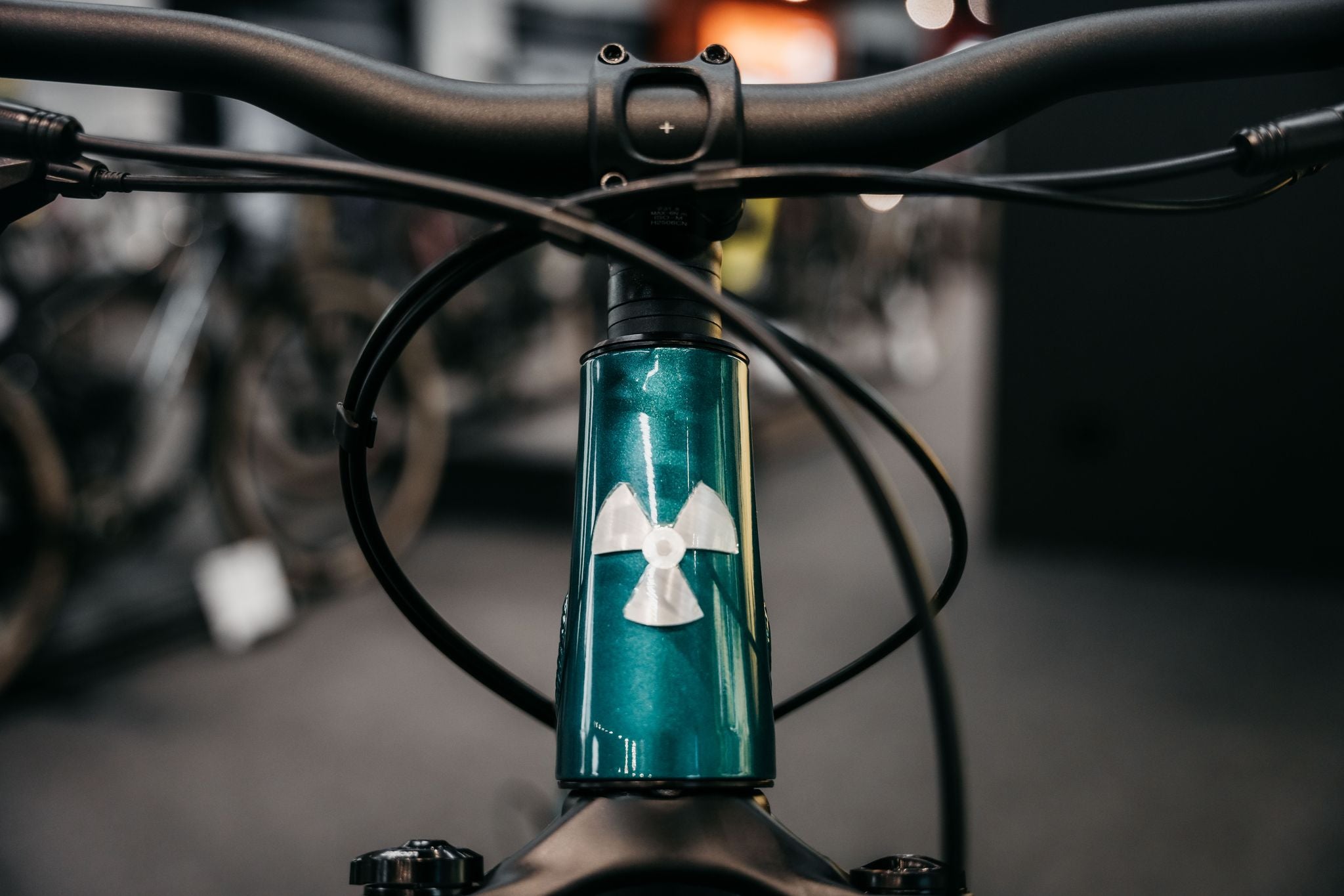 Nukeproof Tracker 290 Pro Head Badge