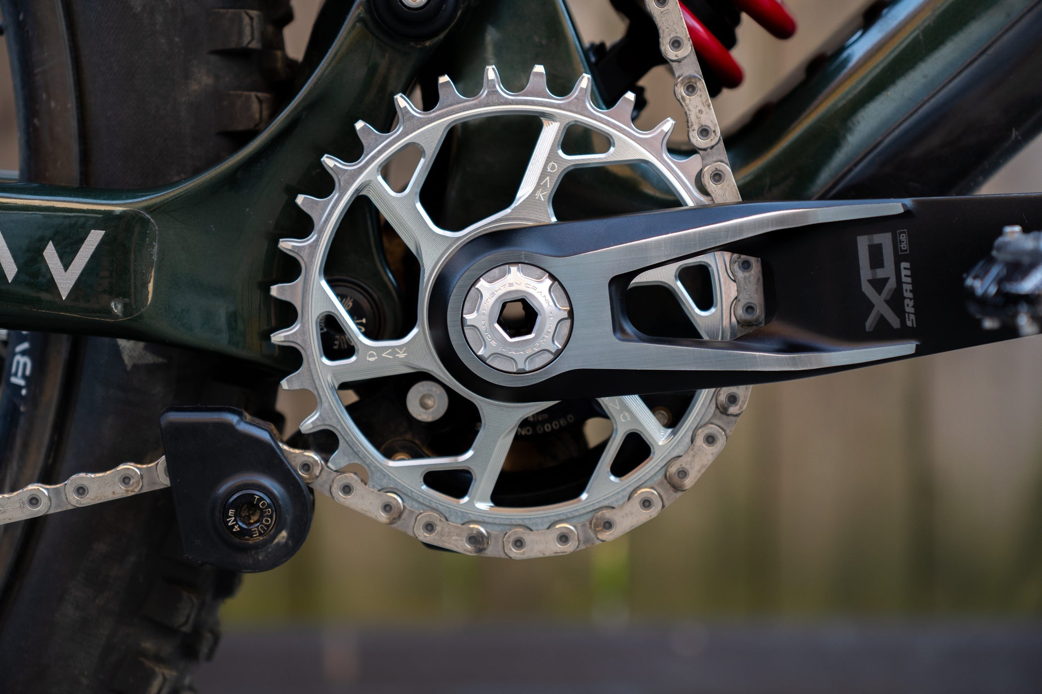 Oak Amulet Chainring Fitted
