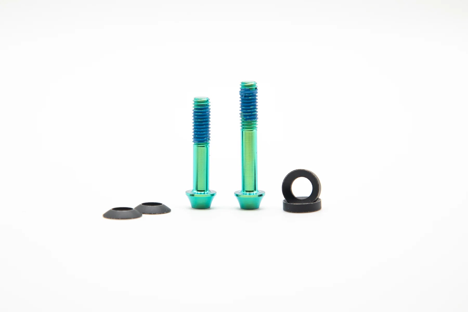 Oak brake mount titanium bolts green