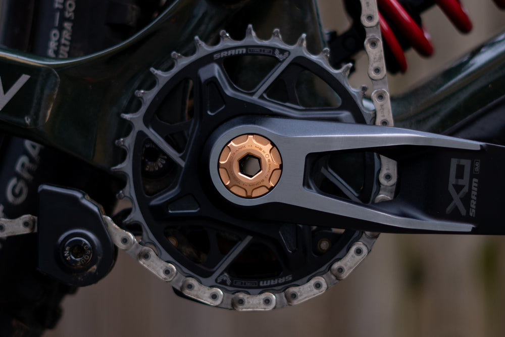 Oak Components Crank Ejecter Cap Set fits SRAM DUB Copper