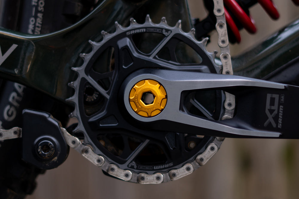 Oak Components Crank Ejecter Cap Set fits SRAM DUB Gold