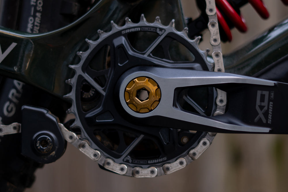 Oak Components Crank Ejecter Cap Set fits SRAM DUB Kash Gold