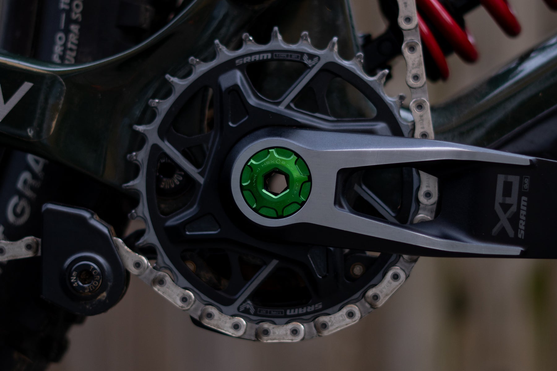 Oak Crank Ejecter Cap Set Green