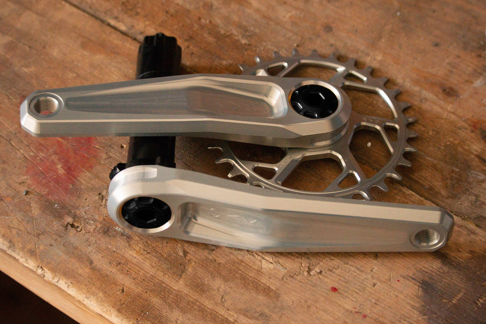 Oak Meteor Crank Silver Crank Set