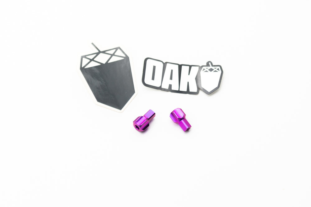 Oak Titanium Adjustment Screw Set For SRAM Brakes Stickers
