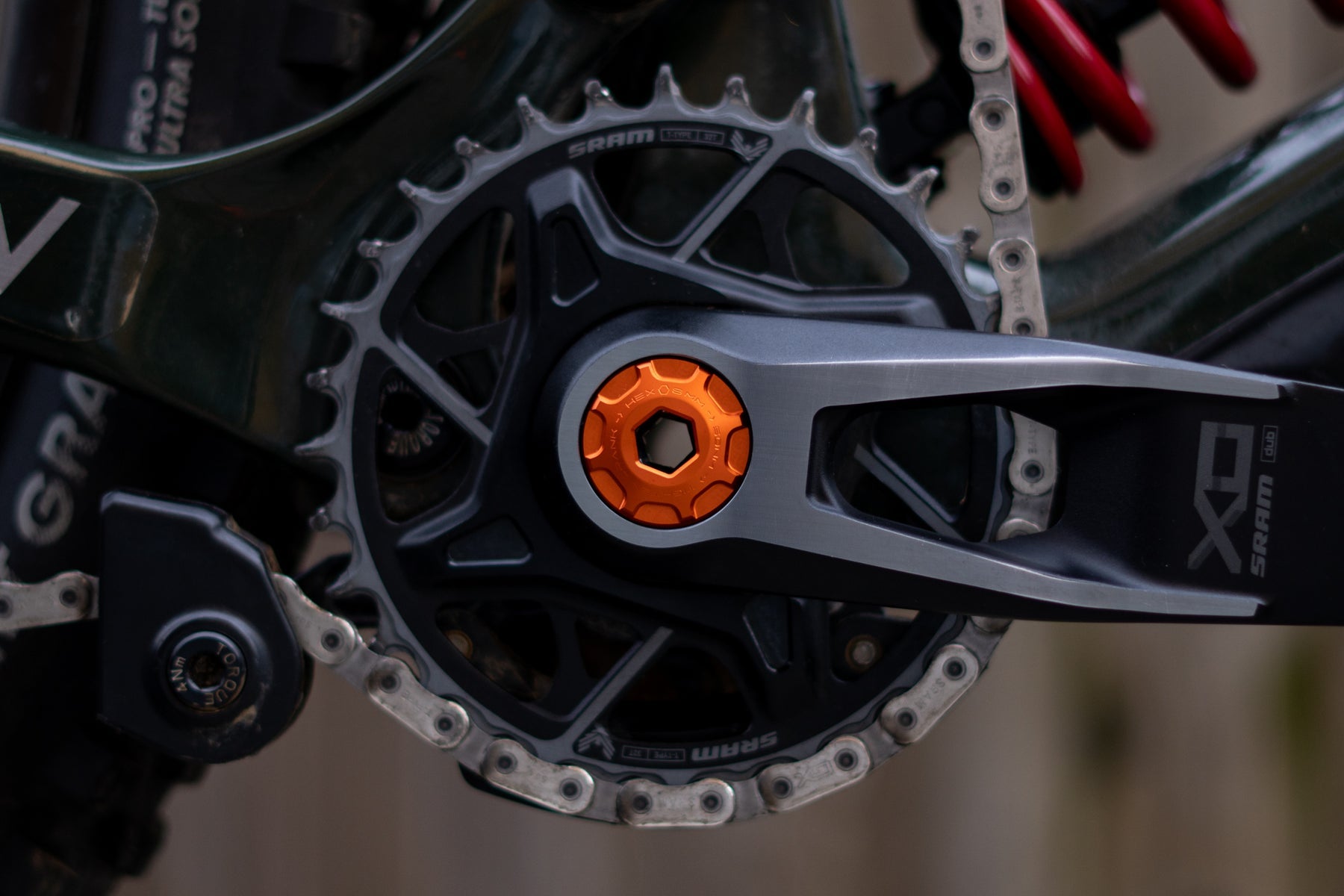 Oak Crank Ejecter Cap Set Orange