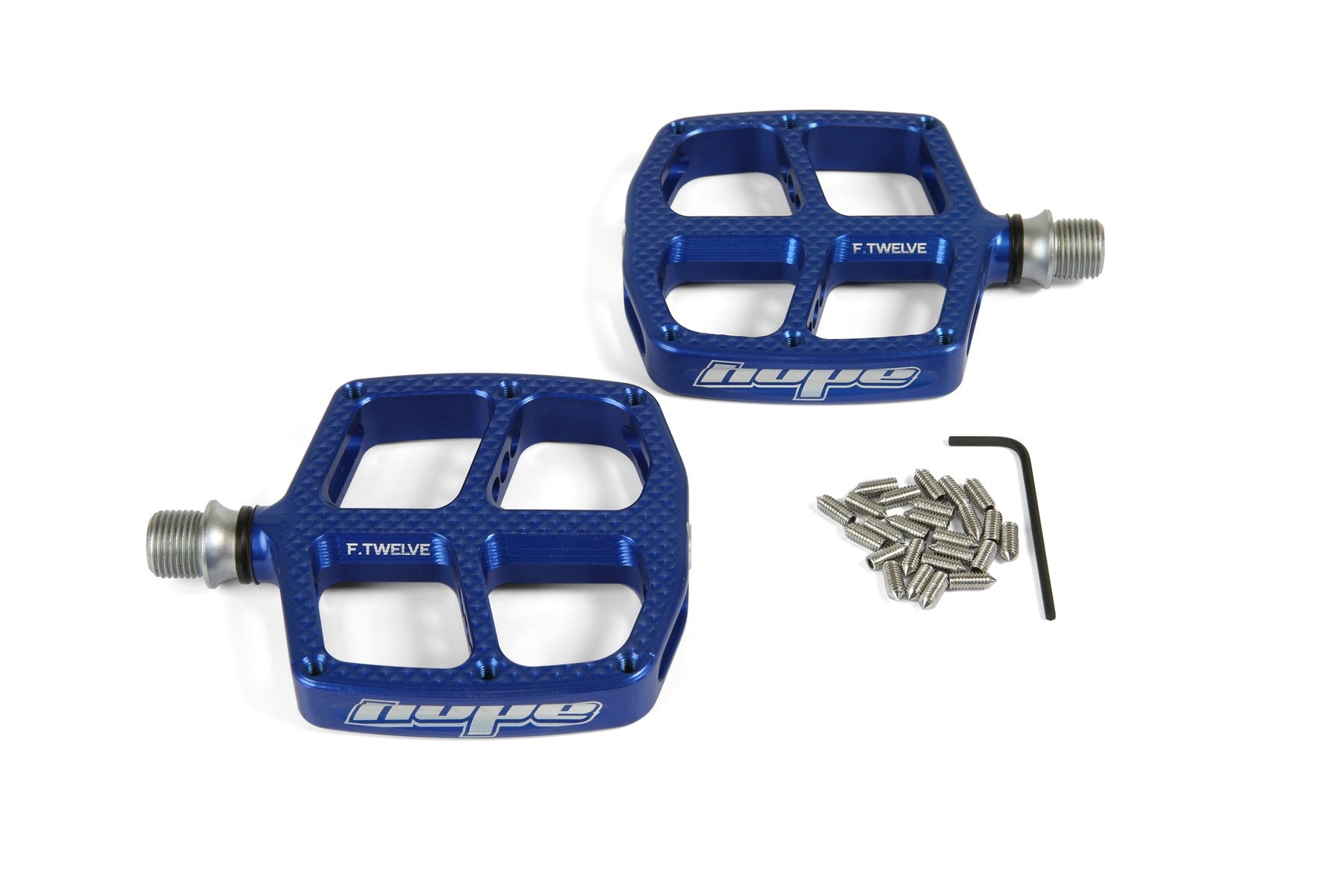 Hope F12 kids pedals blue