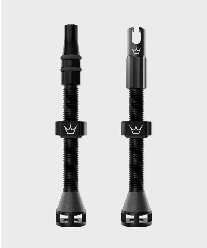 Peaty's Holeshot Fast Flow Tubeless Valves Black 60mm
