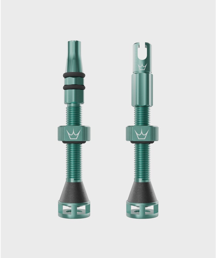 Peaty's Holeshot Fast Flow Tubeless Valves Jade 42mm