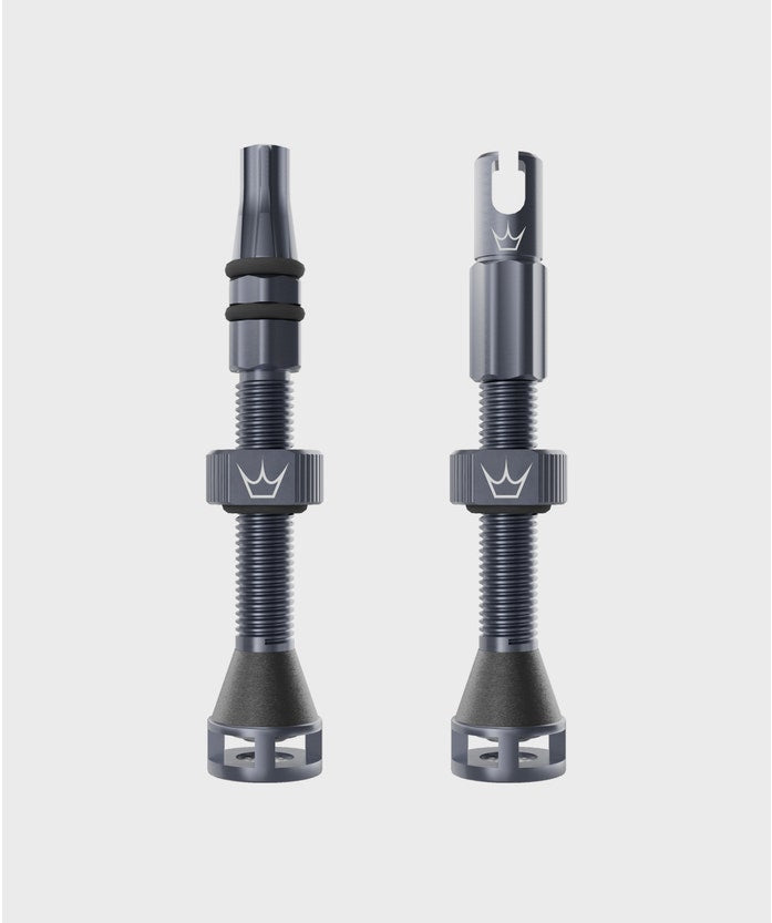 Peaty's Holeshot Fast Flow Tubeless Valves Slate 42mm