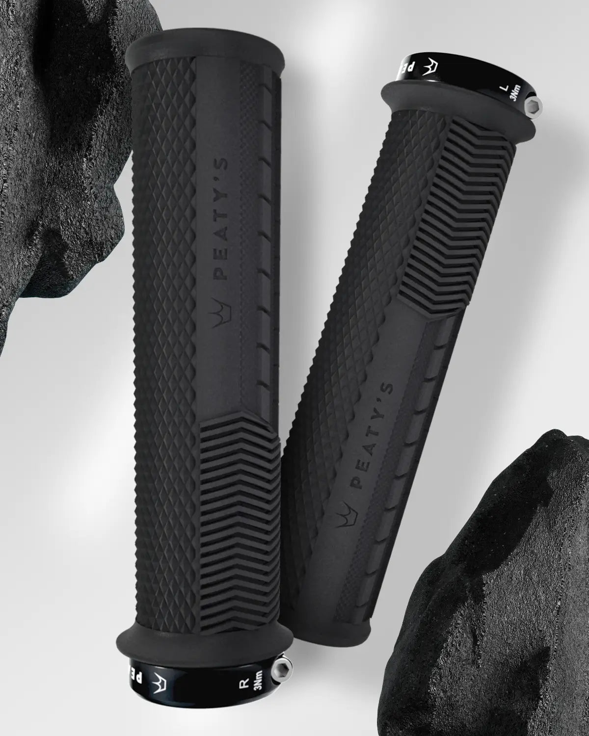 Peatys monarch grip knurl black