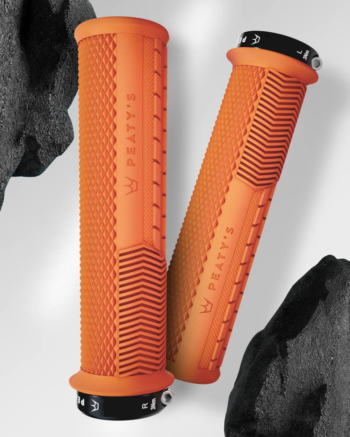 Peatys monarch grip knurl Mango