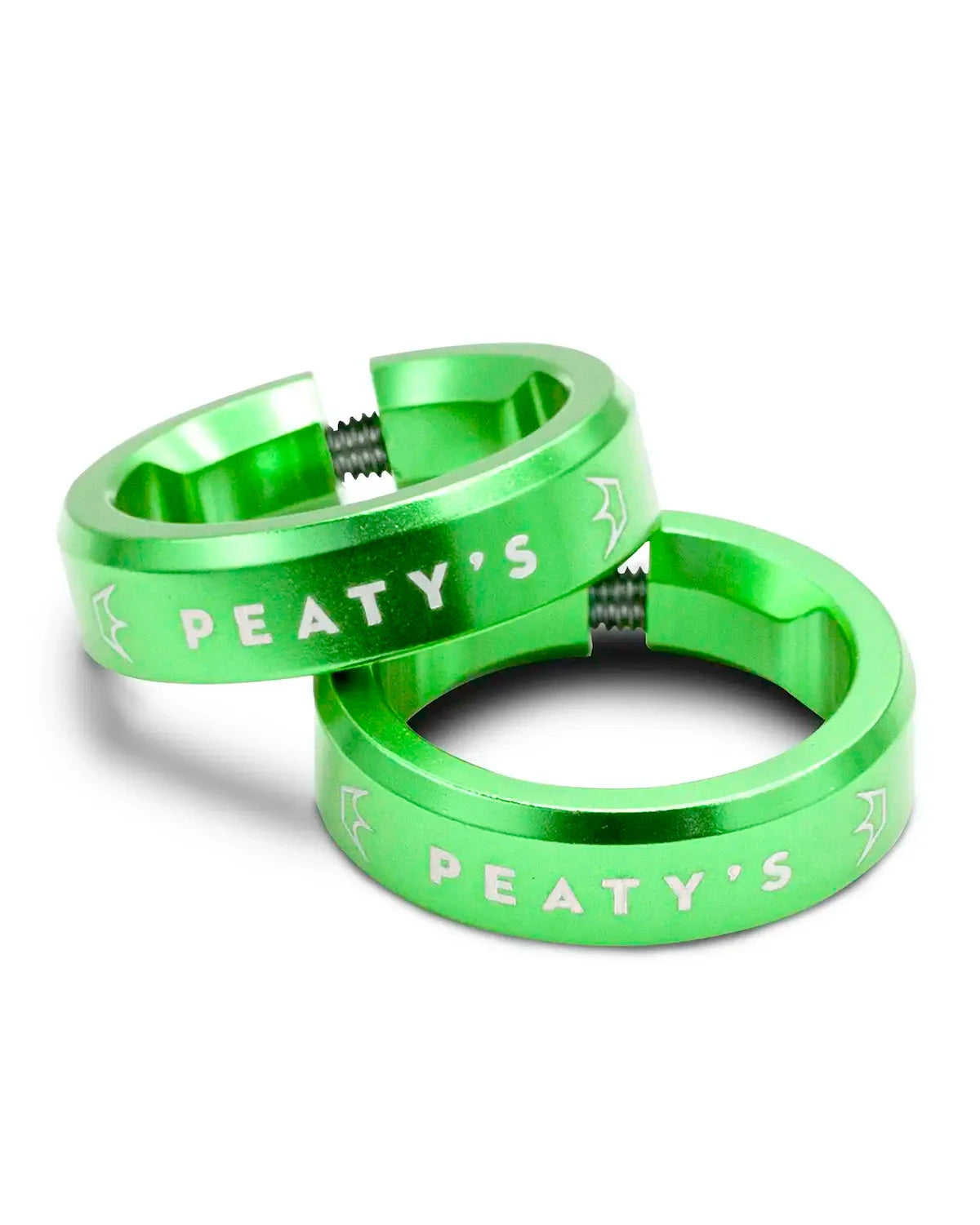 Peatys Monarch Lock Ring Emerald