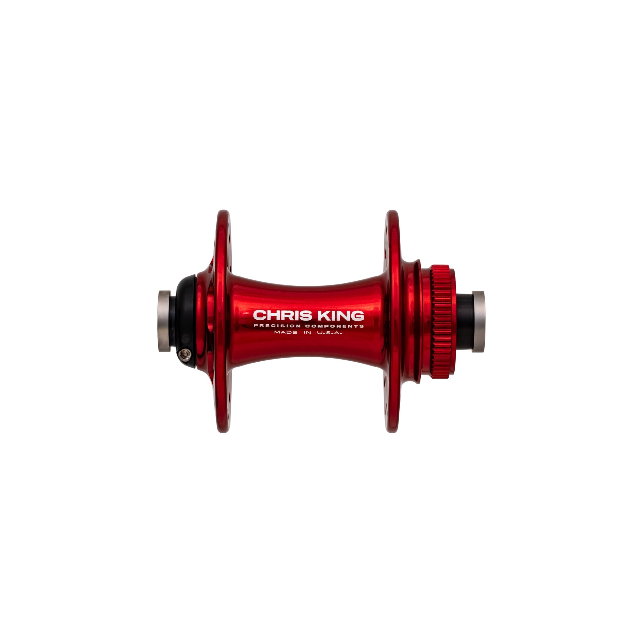 Chris king r4d front hub in red
