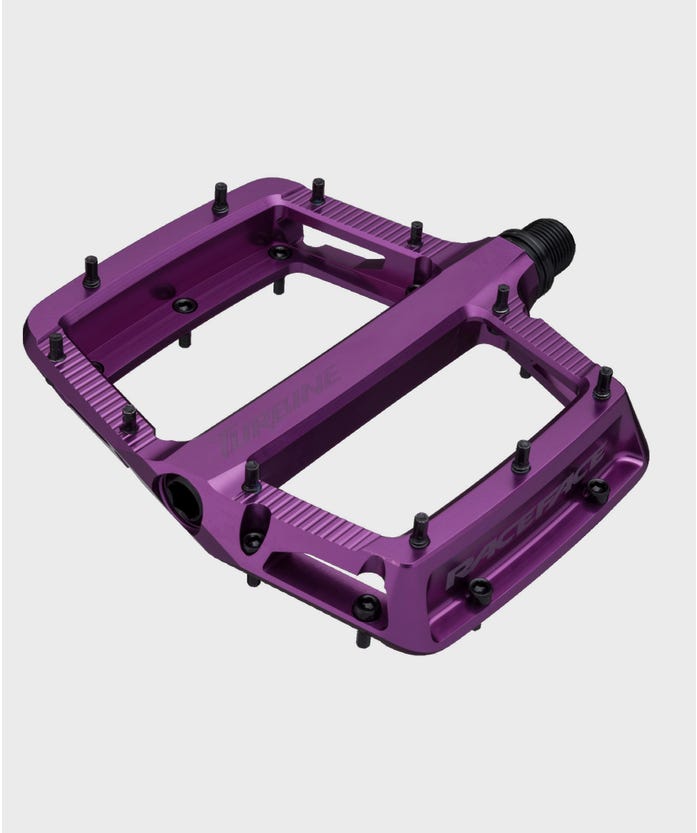 Race Face Turbine Pedals Purple Angle